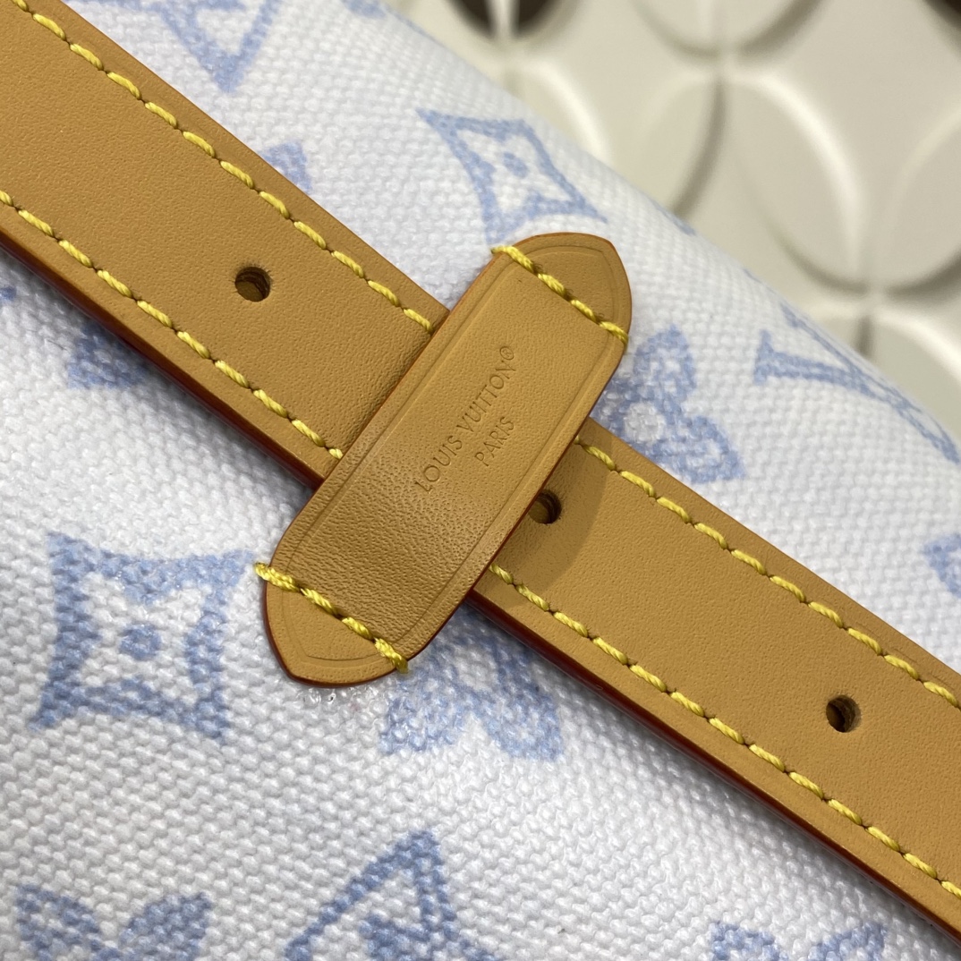 Louis Vuitton CarryAll Monogram Bleu Courrier shoulder everyday