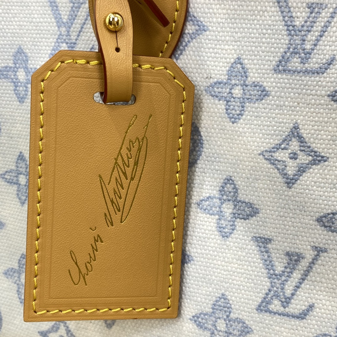 Louis Vuitton OnTheGo Blue White Monogram tote everyday