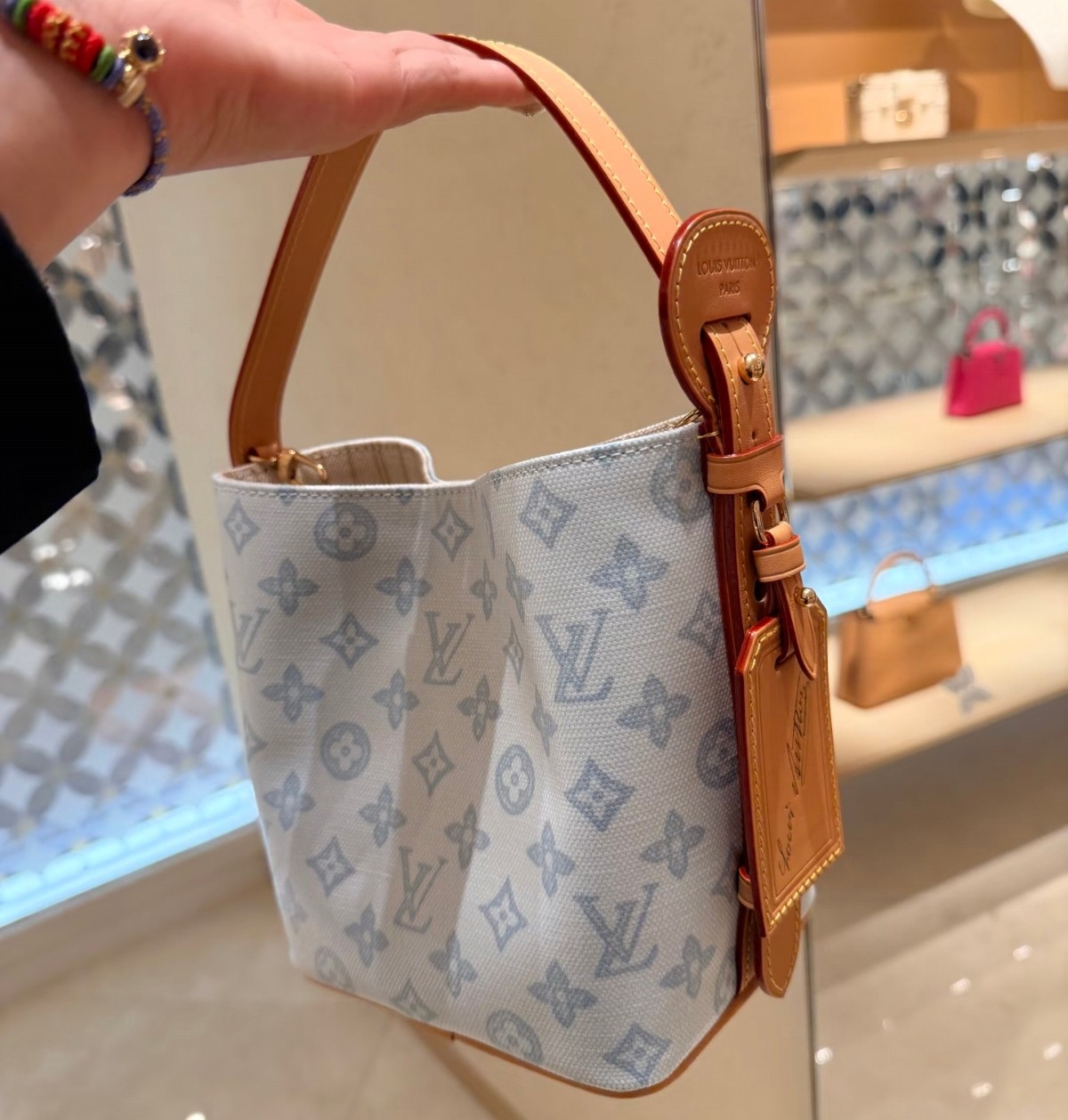 Louis Vuitton All In BB Blue Monogram BB shoulder everyday