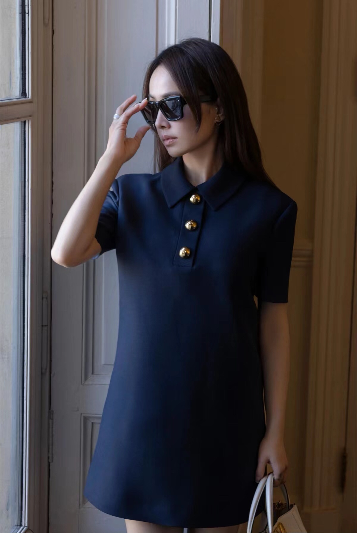 NO:932950,Welfare, Valentin* imported acetate gold button dress, ready for sale!  Code number 36 38 40 42, special price, no return, no exchange, no free shipping, valentino, skirts,19860909福利,Valentin* 进口醋酸金扣连衣裙,现货！码数36 38 40 42,特价 不退不换不包邮,valentino,skirts,,Women's clothing