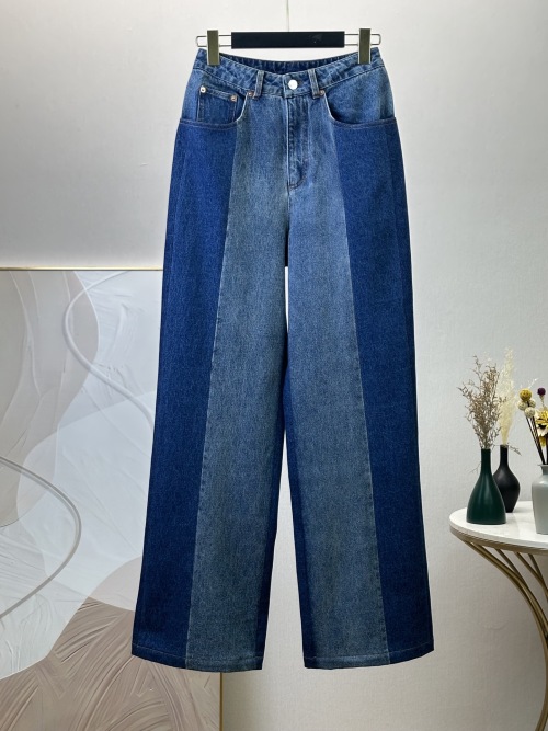 Gucci 2025 Color Block Straight Leg Jeans, High-Waisted, Slimming Fit 1 Gucci 2025 Color Block Straight Leg Jeans, High-Waisted, Slimming Fit