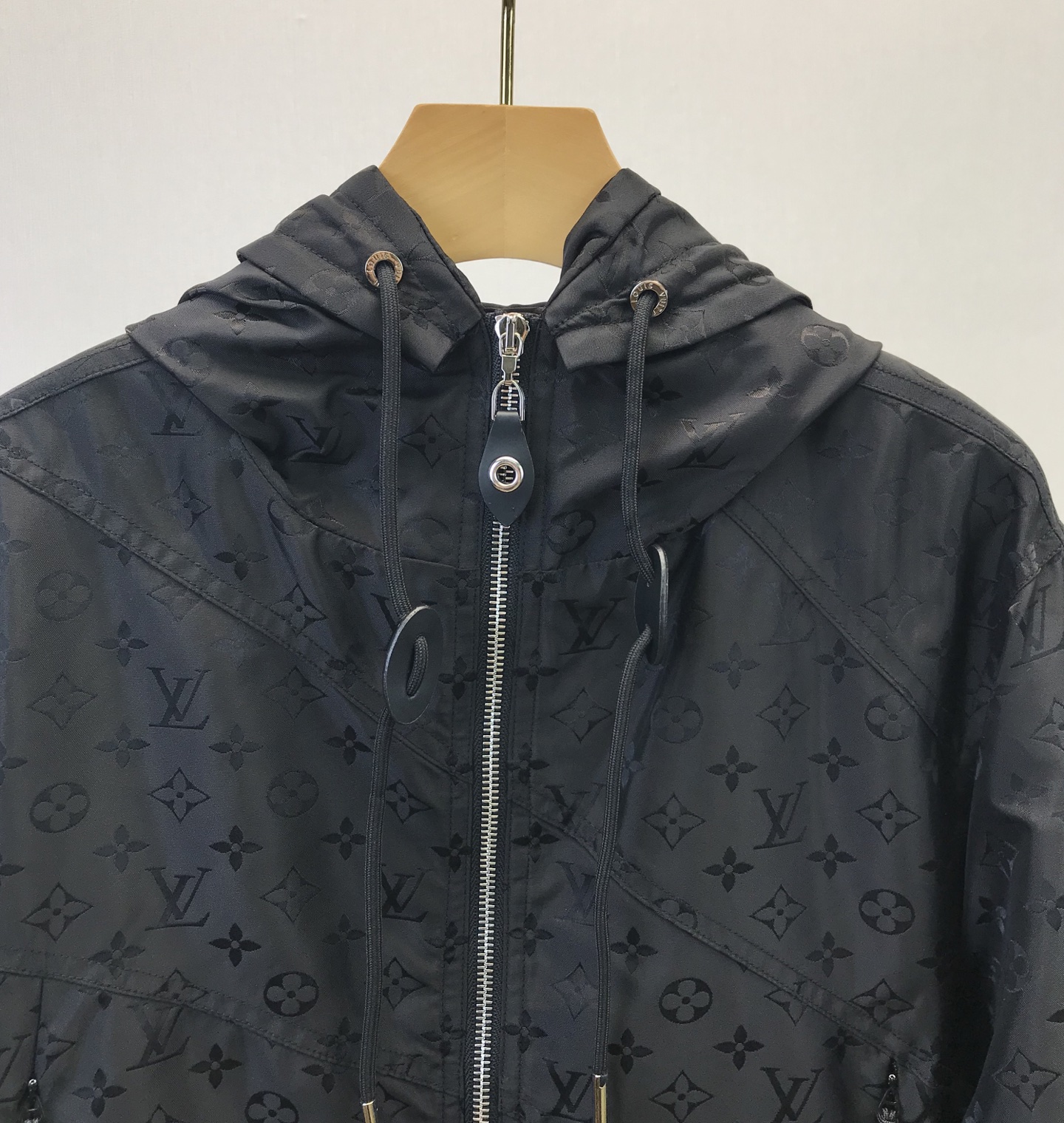 louis vuitton monogram jacquard hooded jacket