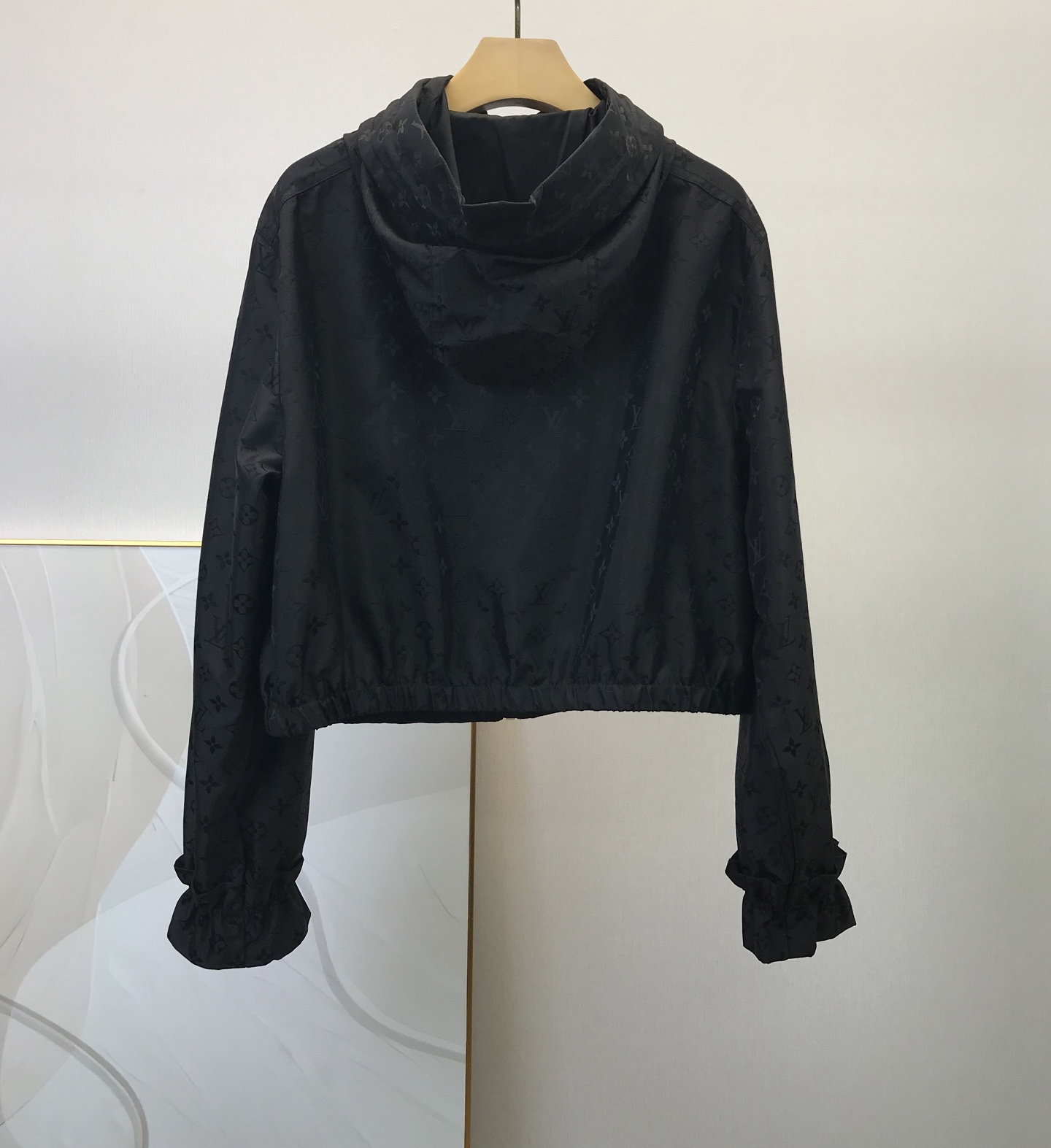 louis vuitton monogram jacquard hooded jacket