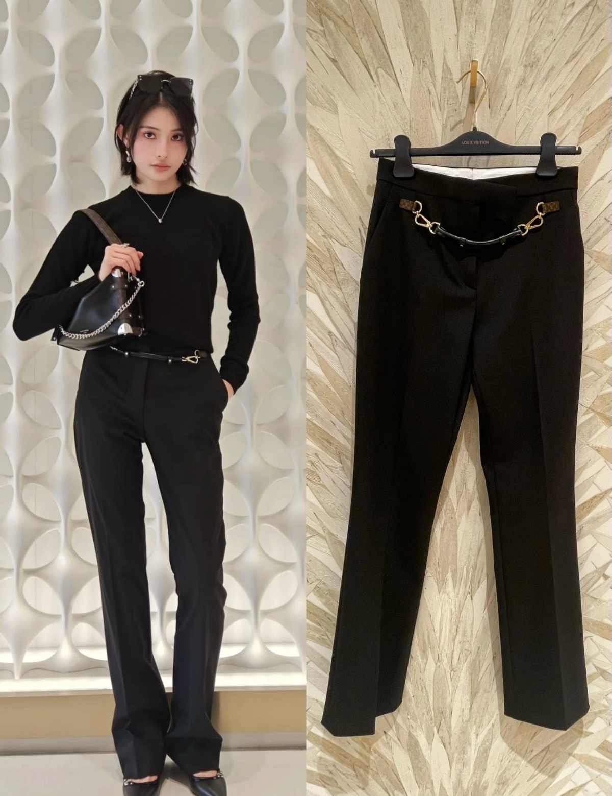 NO:932927,Benefit, velvet warm Louis Vuitto* leather waist chain casual pencil pants!  Code number 38/2, special price, no return, no exchange, no free shipping, louis vuitton,19860909福利,加绒保暖Louis Vuitto* 皮革腰链休闲铅笔裤！码数38/2,特价 不退不换不包邮,louis vuitton,,Women's clothing