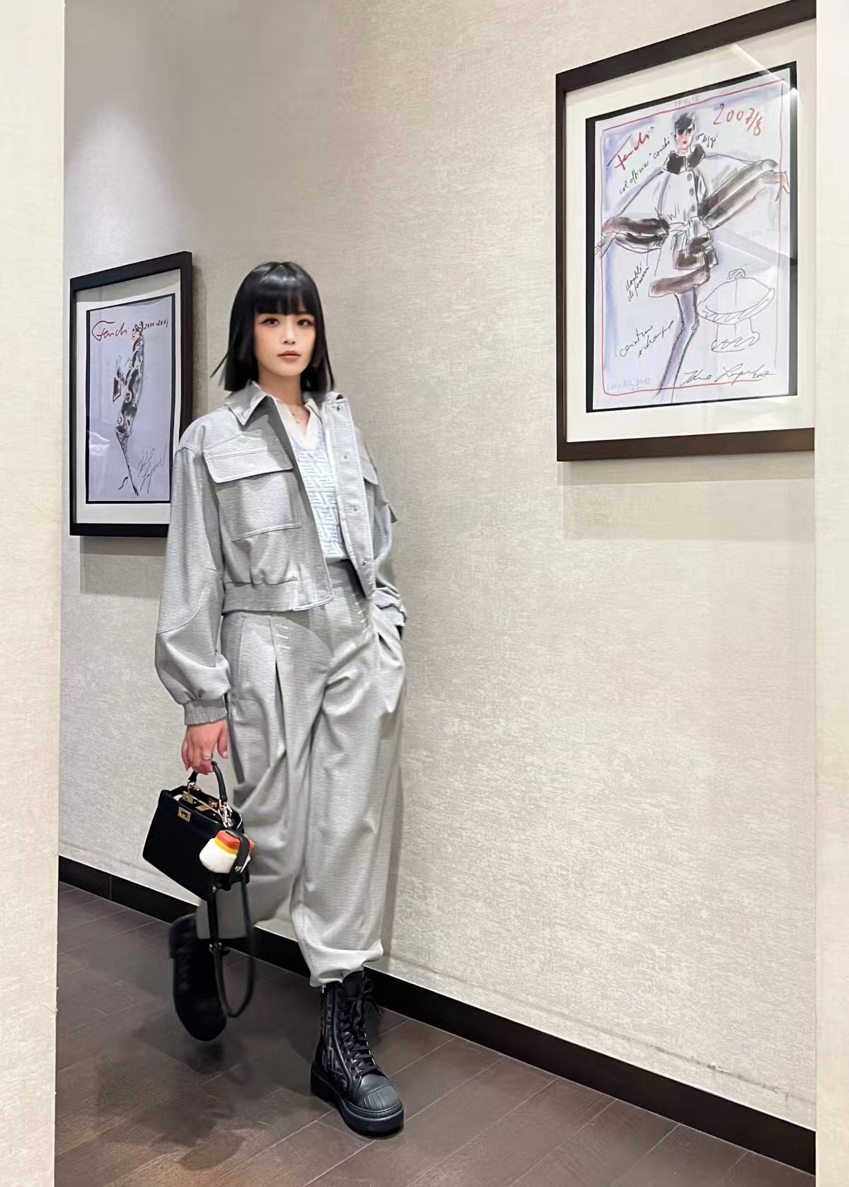 NO:932875,Clearance price jackets, pants, FEND* pocket casual suits!  The size of the jacket is 40/9 42/3, the pants are 38/5 40/12, special price, no return, no exchange, no free shipping, fendi, jackets & coats,19860909清库价外套,裤子,FEND* 口袋休闲套装！码数外套40/9 42/3 裤子38/5 40/12,特价 不退不换不包邮,fendi,jackets & coats,,Women's clothing