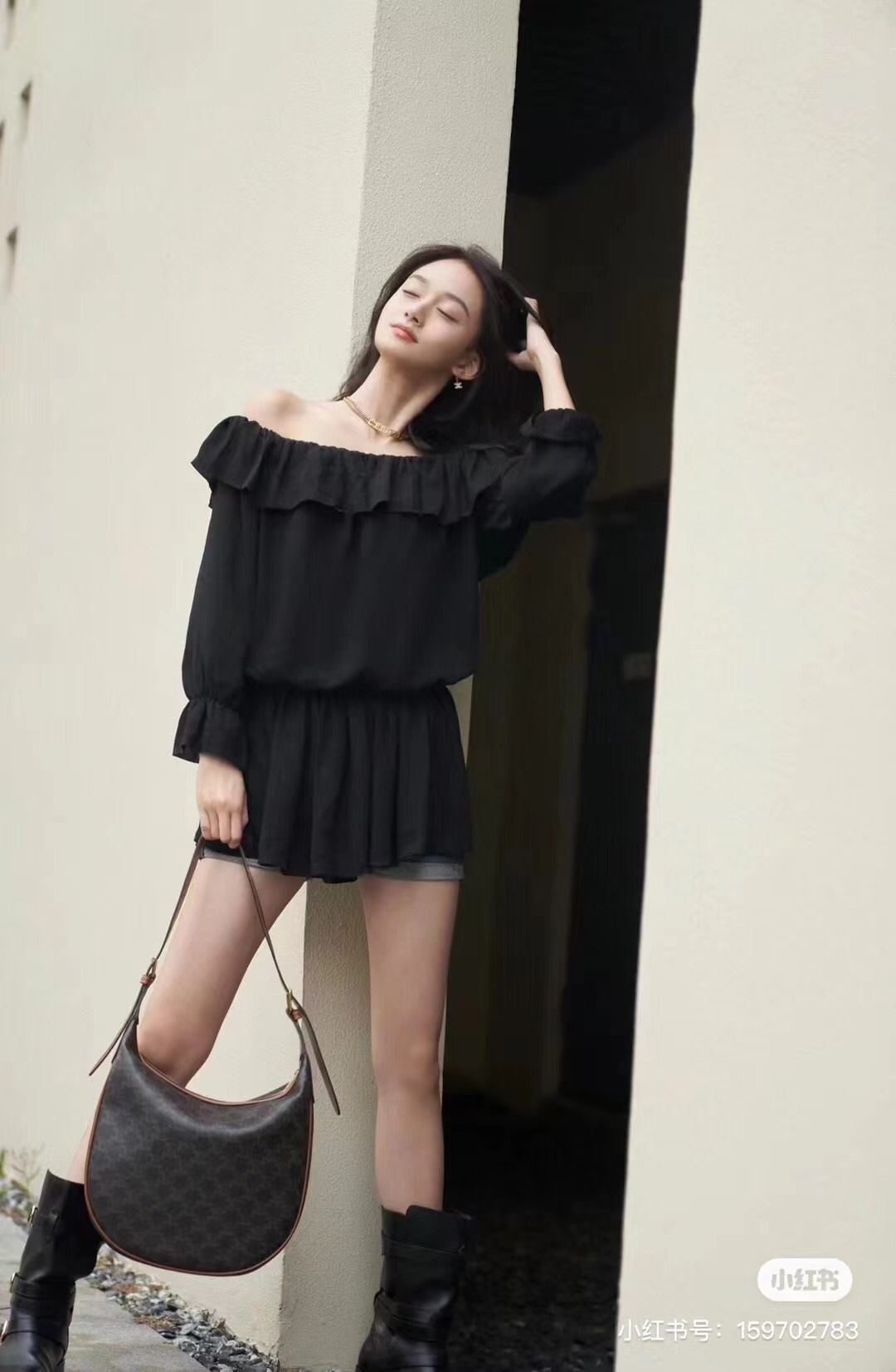 Celine Heloise Hobo armpit bag ~ the same style as Xia Meng, so beautiful