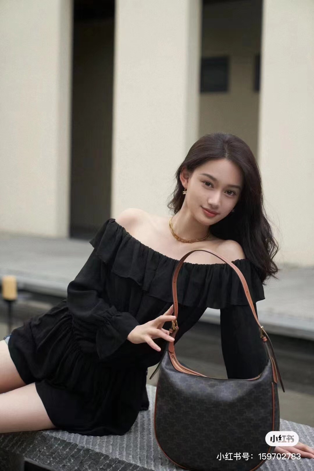Celine Heloise Hobo armpit bag ~ the same style as Xia Meng, so beautiful