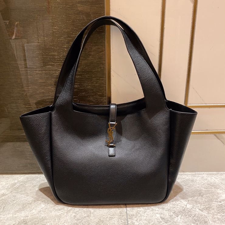 Saint Laurent ysl bea soft deerskin hobo tote