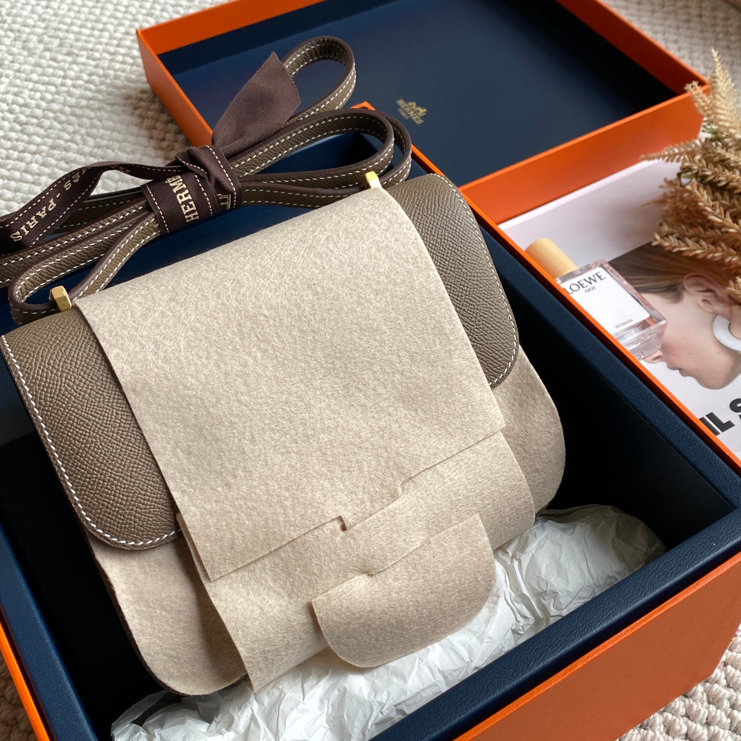 Hermès Complete set blue box limited package VIP full package