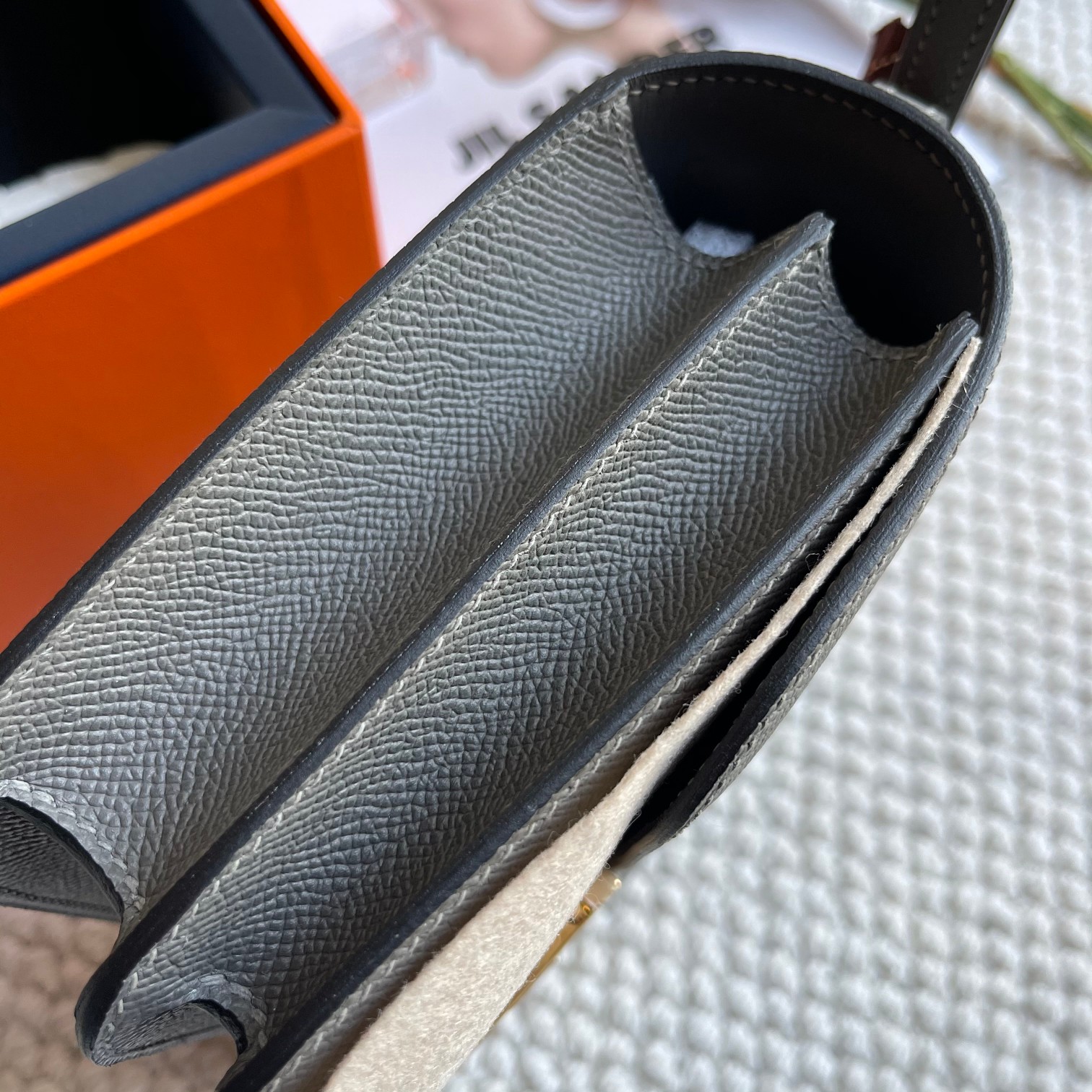 Hermès Inspection gradeoriginal price of 4,000, now rebate price2100Constance 18 Kangkang new model 0L cumulonimbus gray Constance with mirror, f