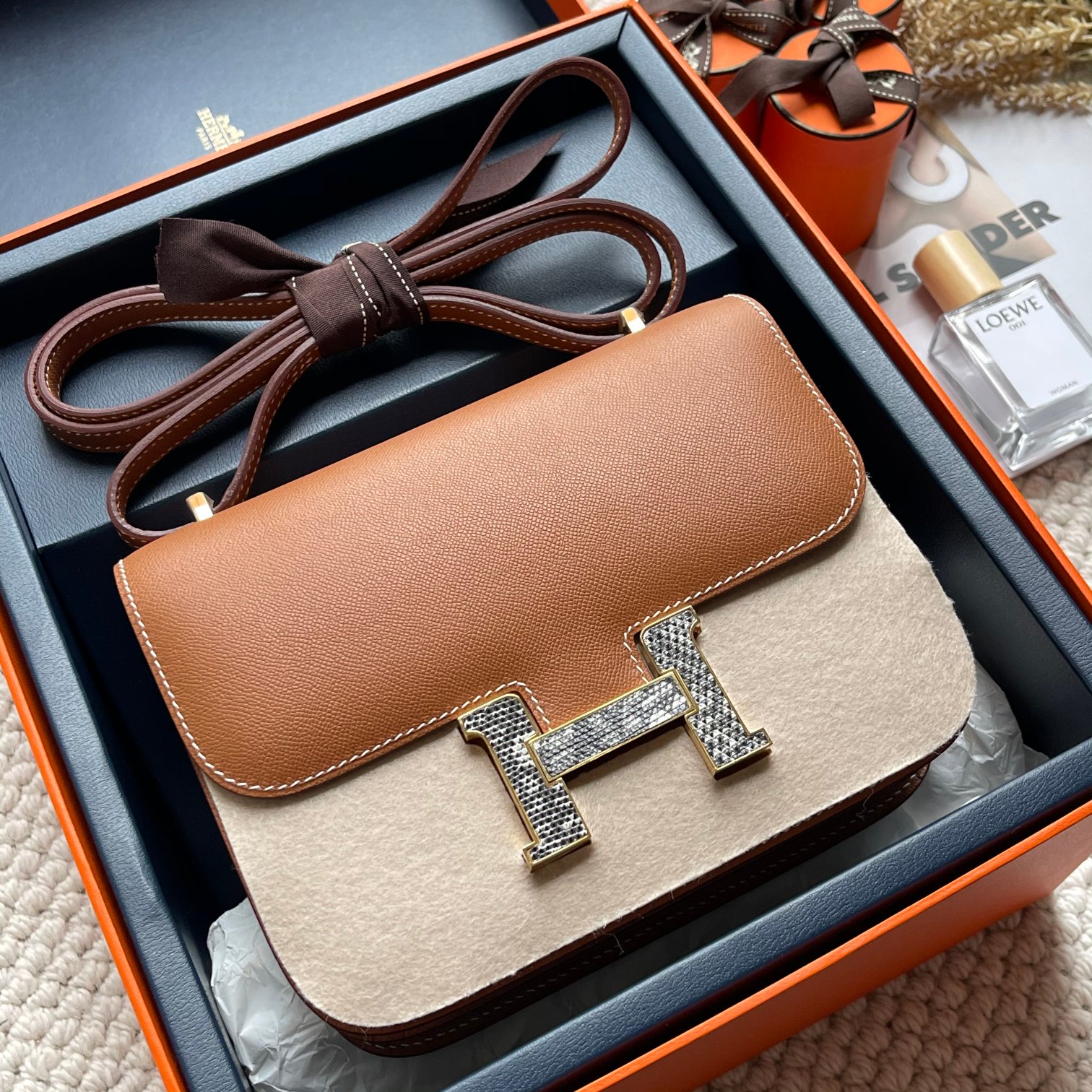Hermès Complete set of limited blue box ~ ceiling configuration