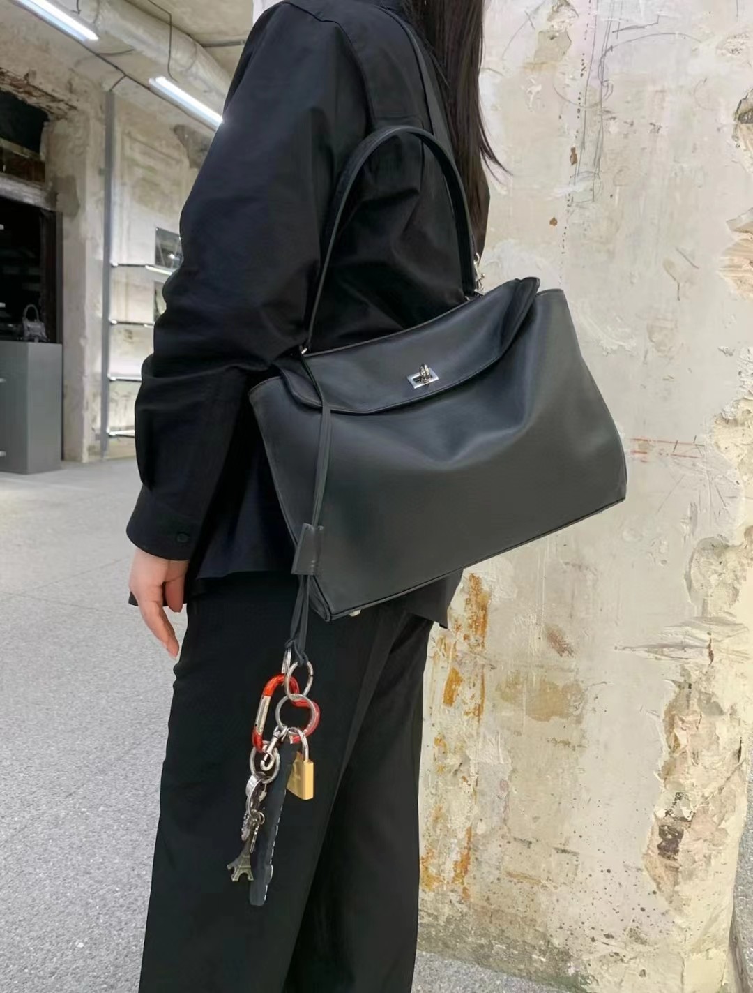 Balenciaga Silver buckle Blenciaga rodeo