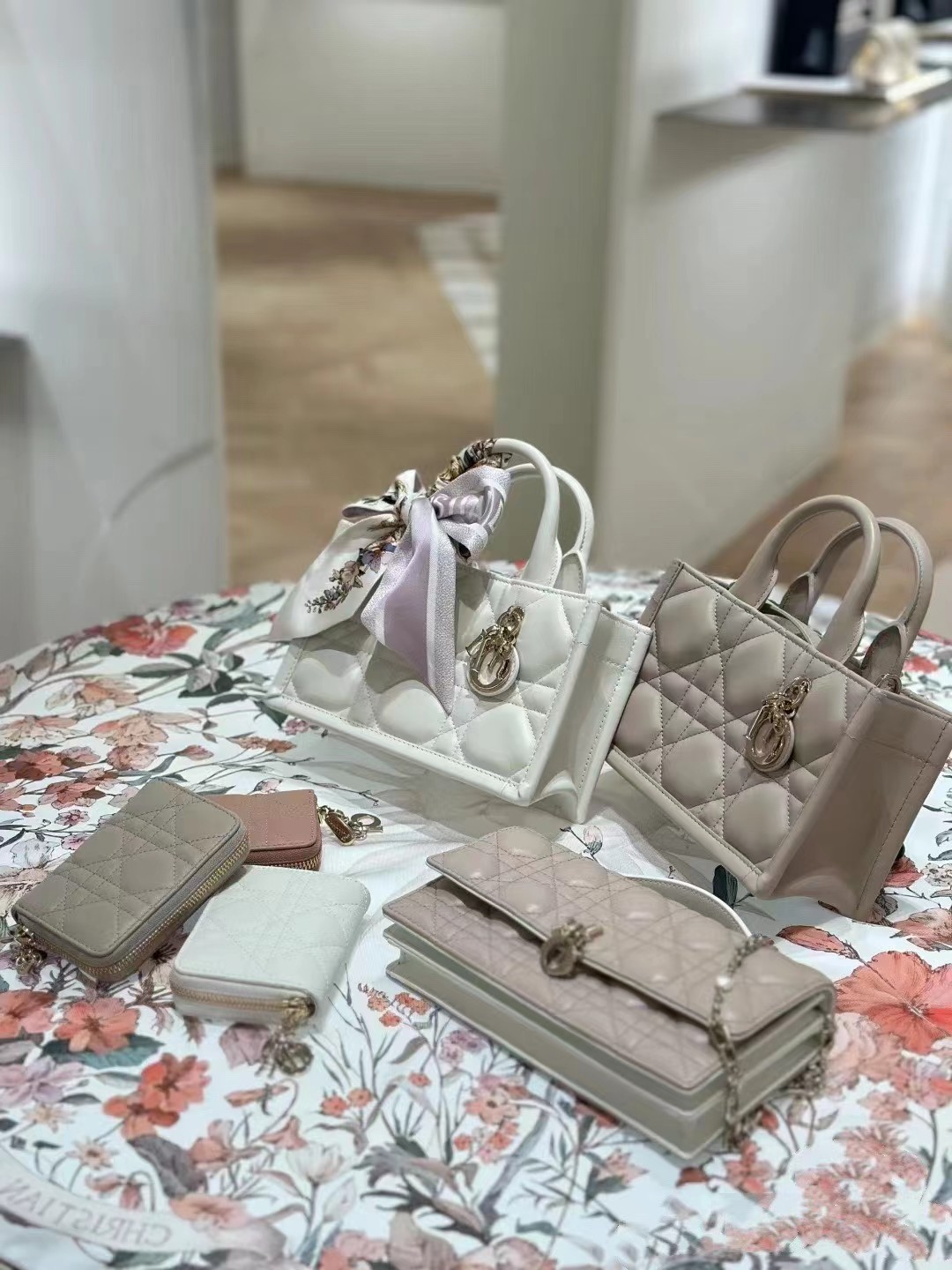 Dior Mini TOTE full leather model 3 colors