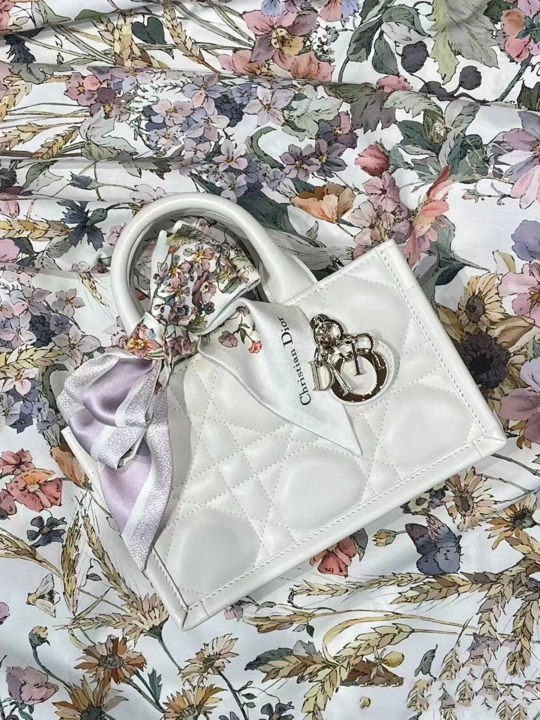 Dior Mini Tote: White