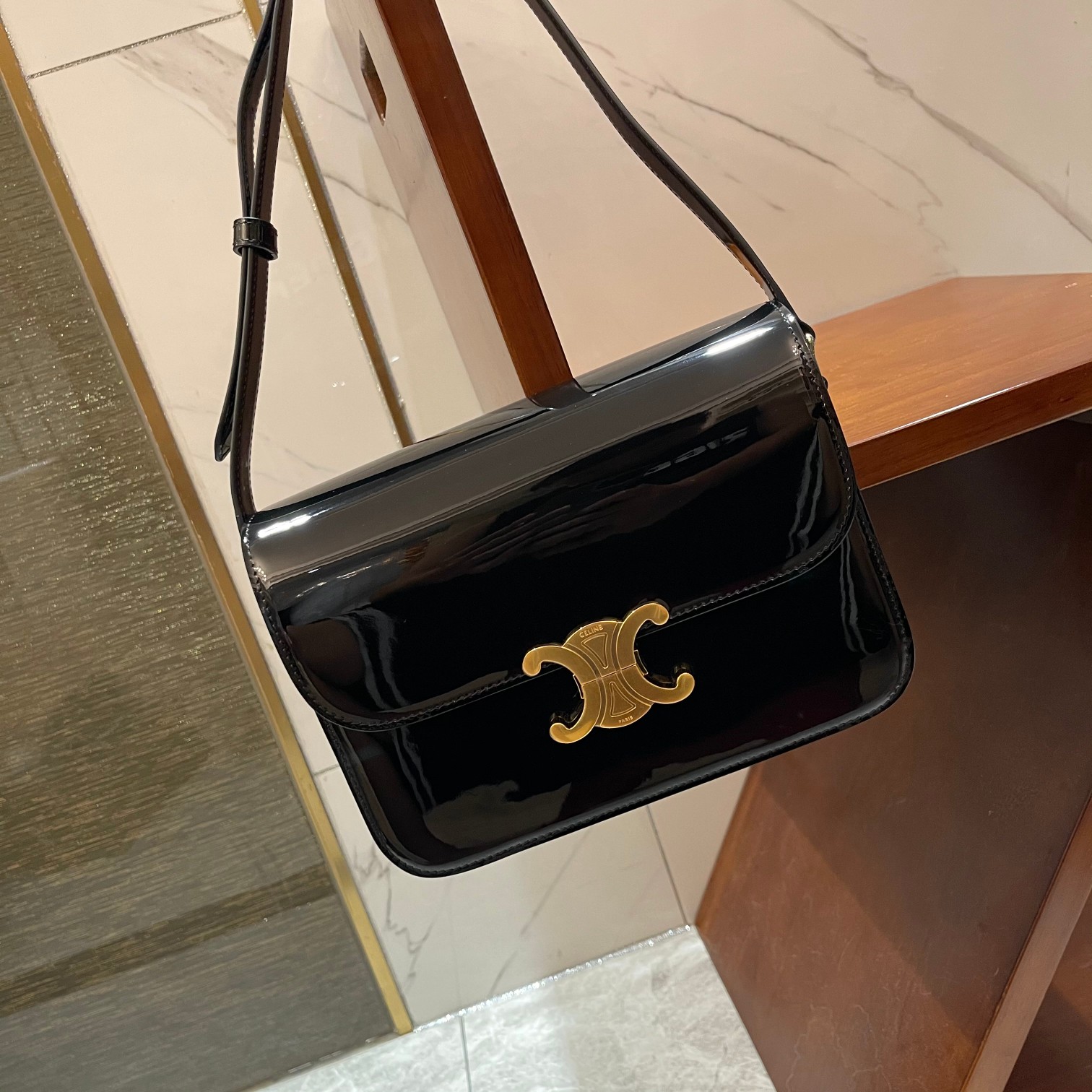 Celines 25th new product launch Teen Triomphe handbag