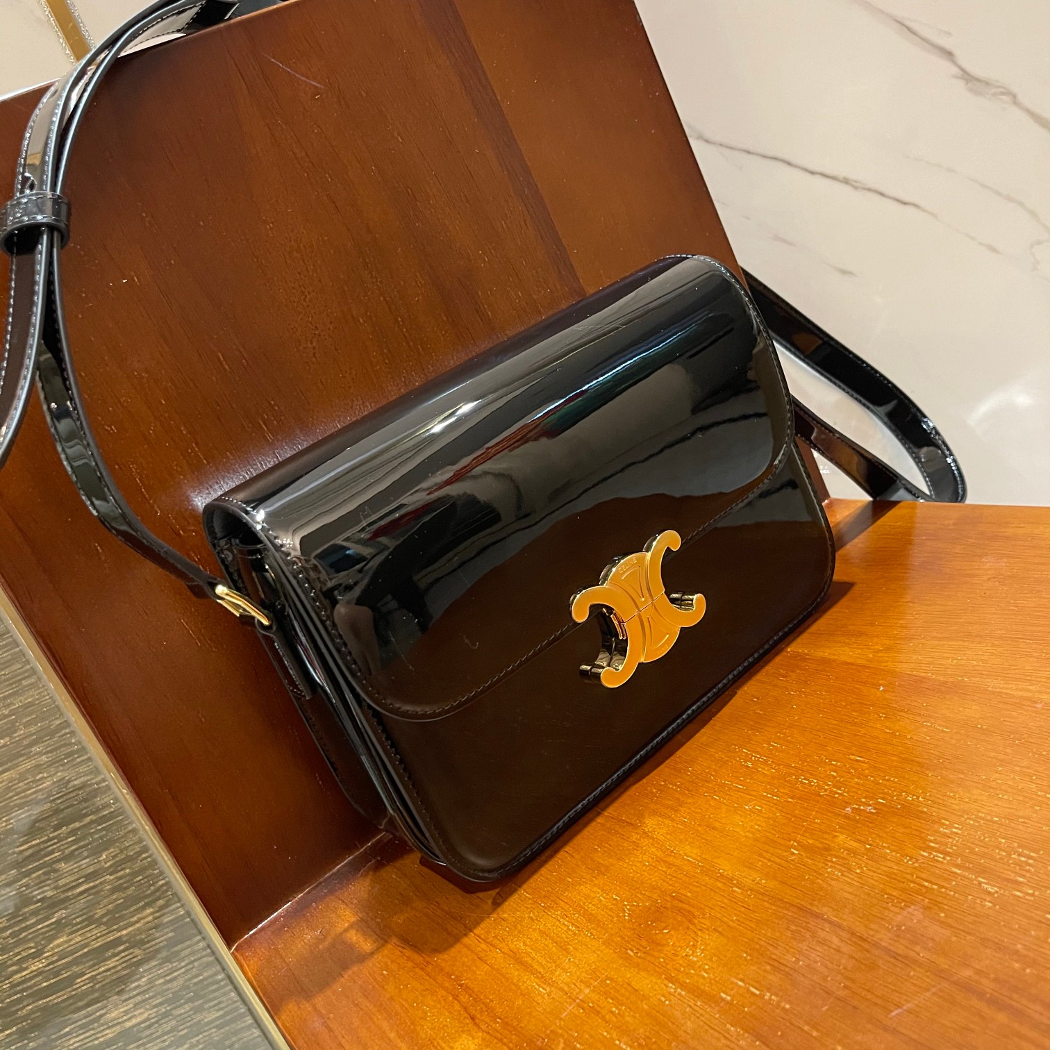 Celines 25th new product launch Teen Triomphe handbag