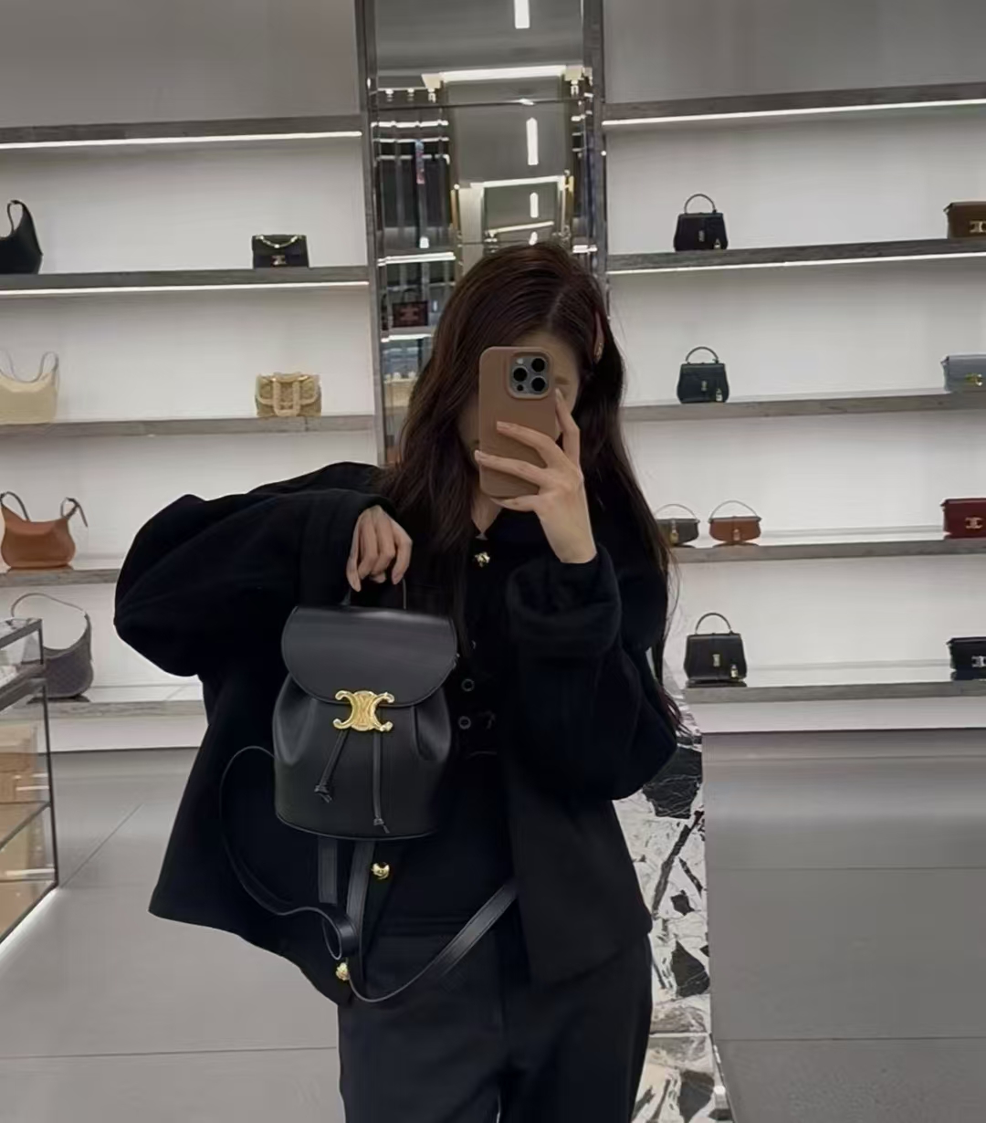 Celine Black high-end upper body figure