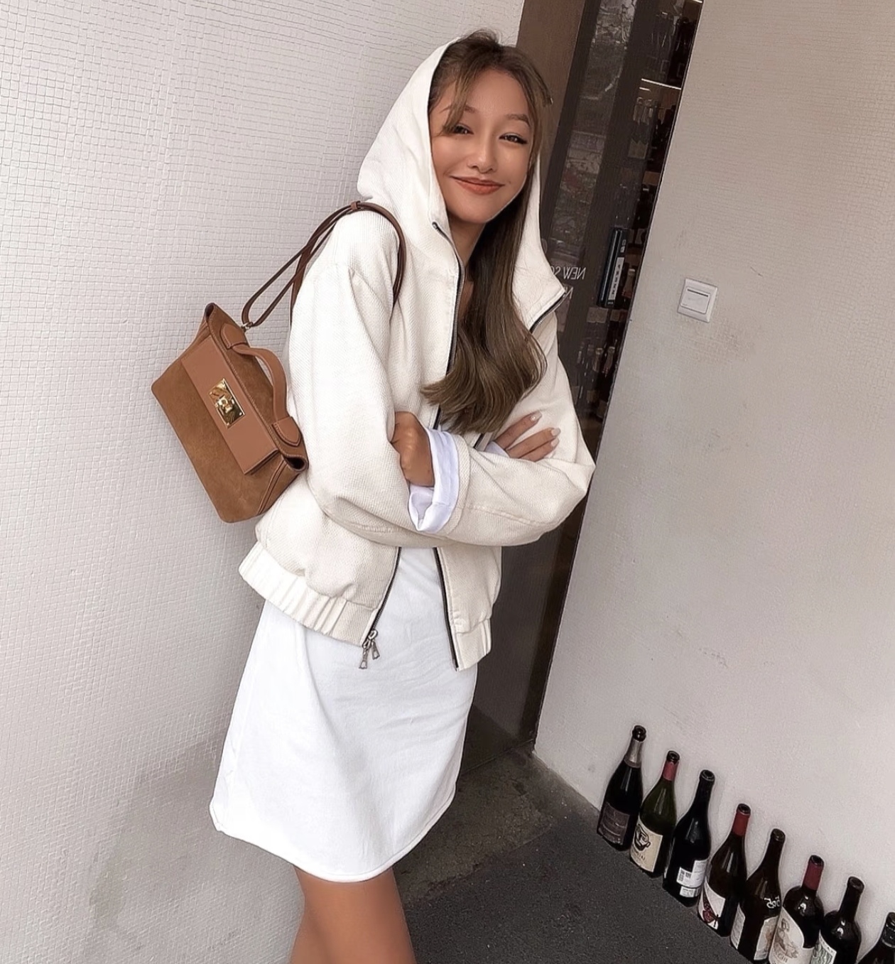 Hermès 26 new product Hermes debuts 2424 suede and swift golden brown upper body picture~