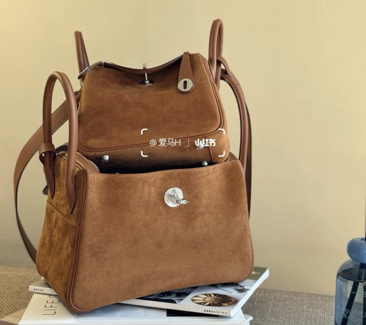 Hermès Lindy suede with swift26VS19