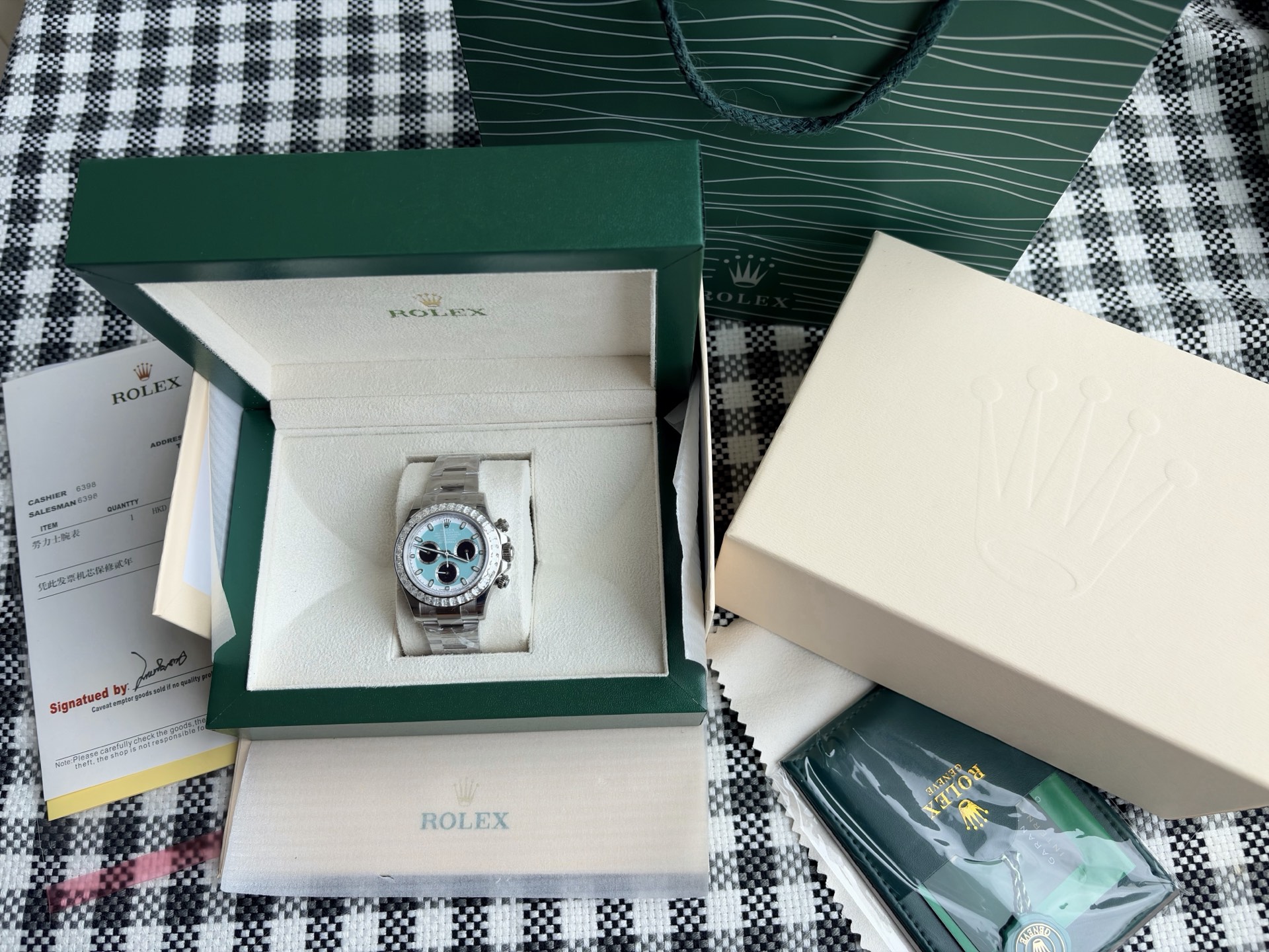 NO:944656,PPM Daytona hidden version, movement, moissanite bezel,19860909PPM 迪通拿隐藏版,机芯,圈口莫桑钻,,Watch