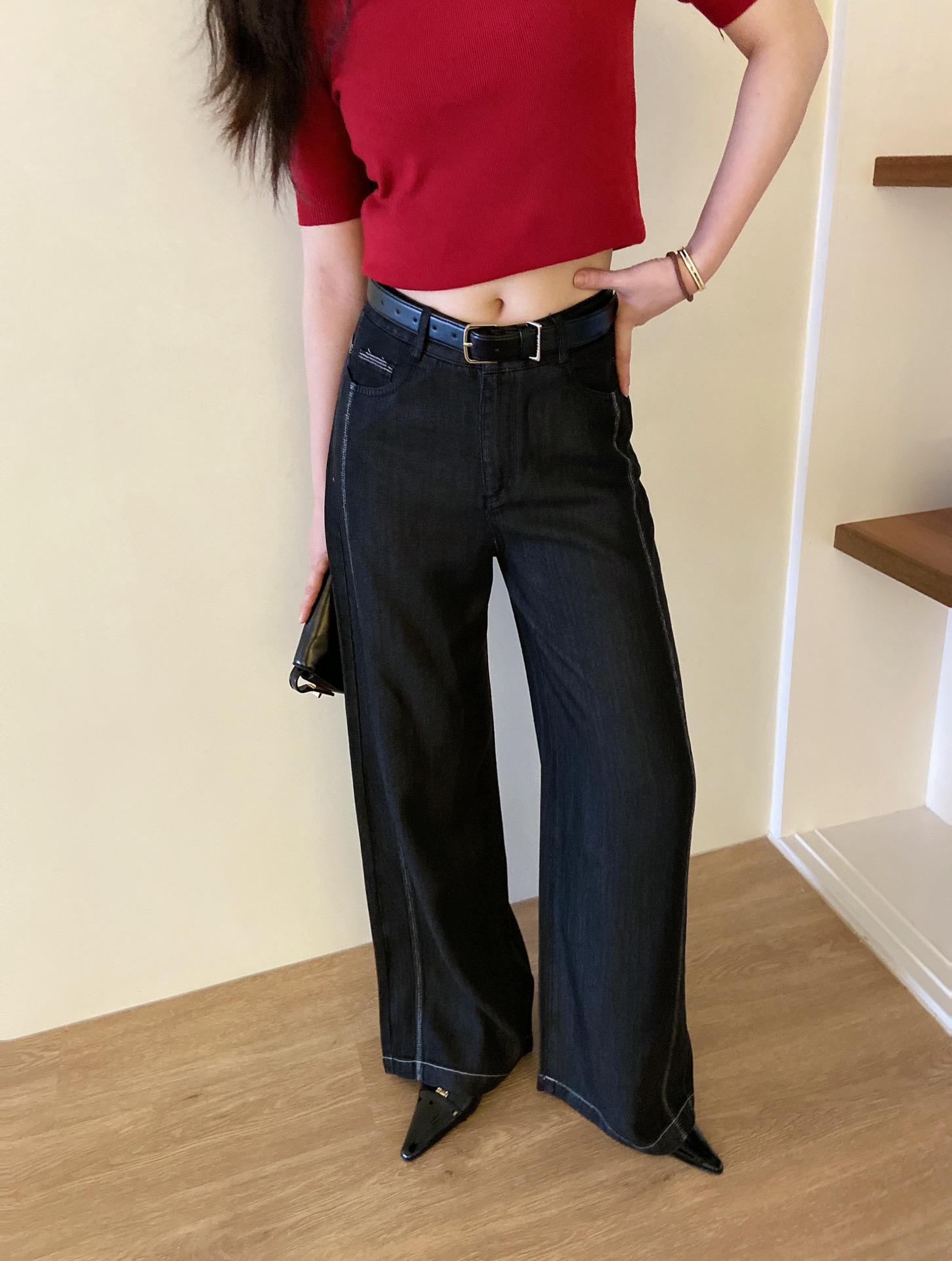 p437 High-end quality women’s suit packaged with new Western Queens Queens – (Deep Blue/Black) SMLXL - 图片 3