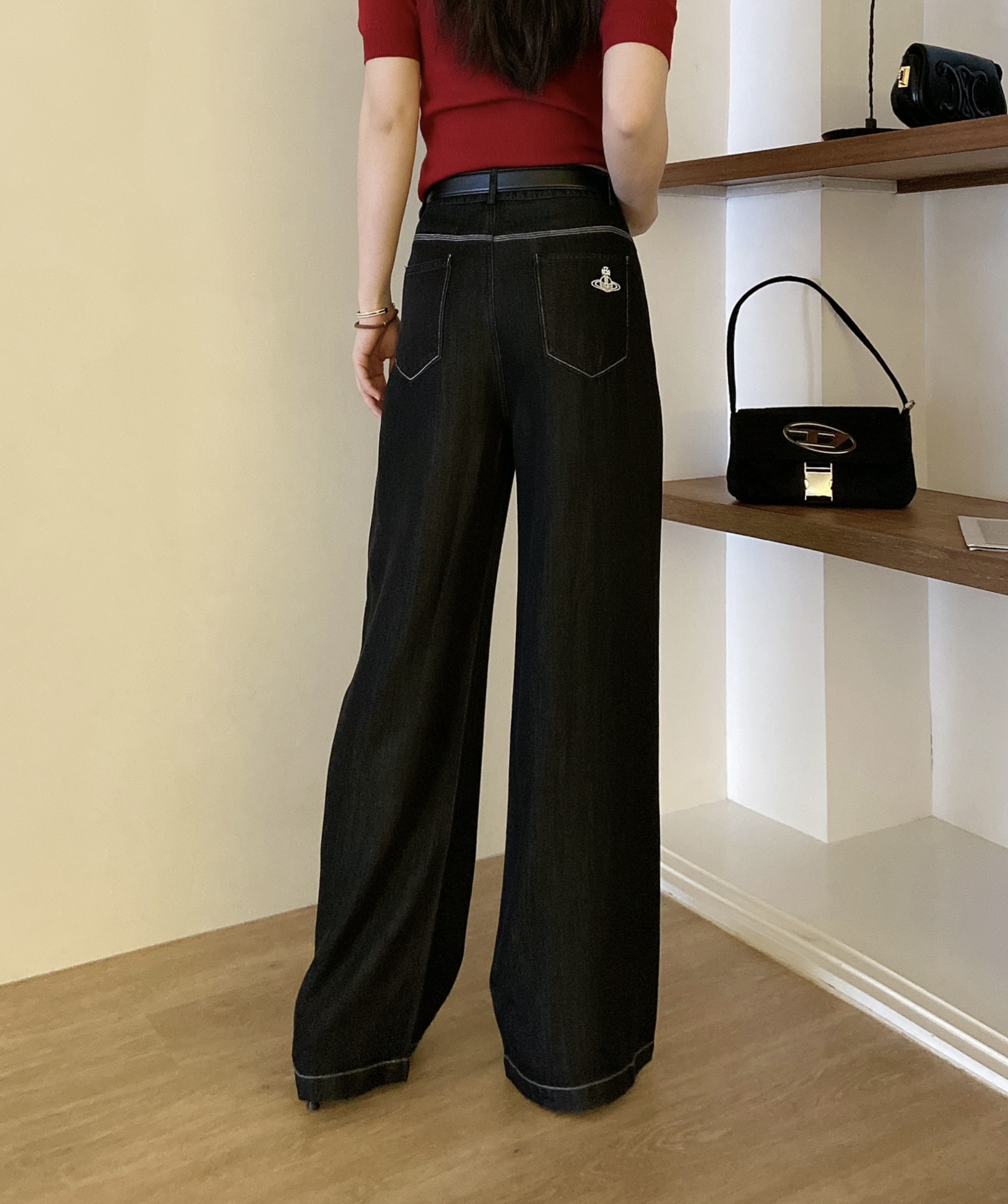 p437 High-end quality women’s suit packaged with new Western Queens Queens – (Deep Blue/Black) SMLXL - 图片 6