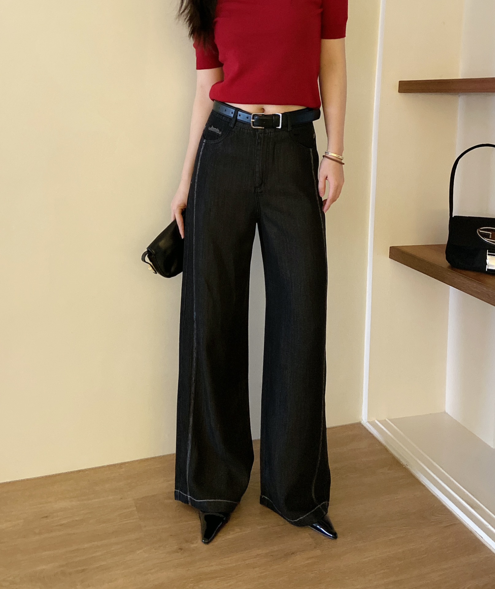 p437 High-end quality women’s suit packaged with new Western Queens Queens – (Deep Blue/Black) SMLXL - 图片 5