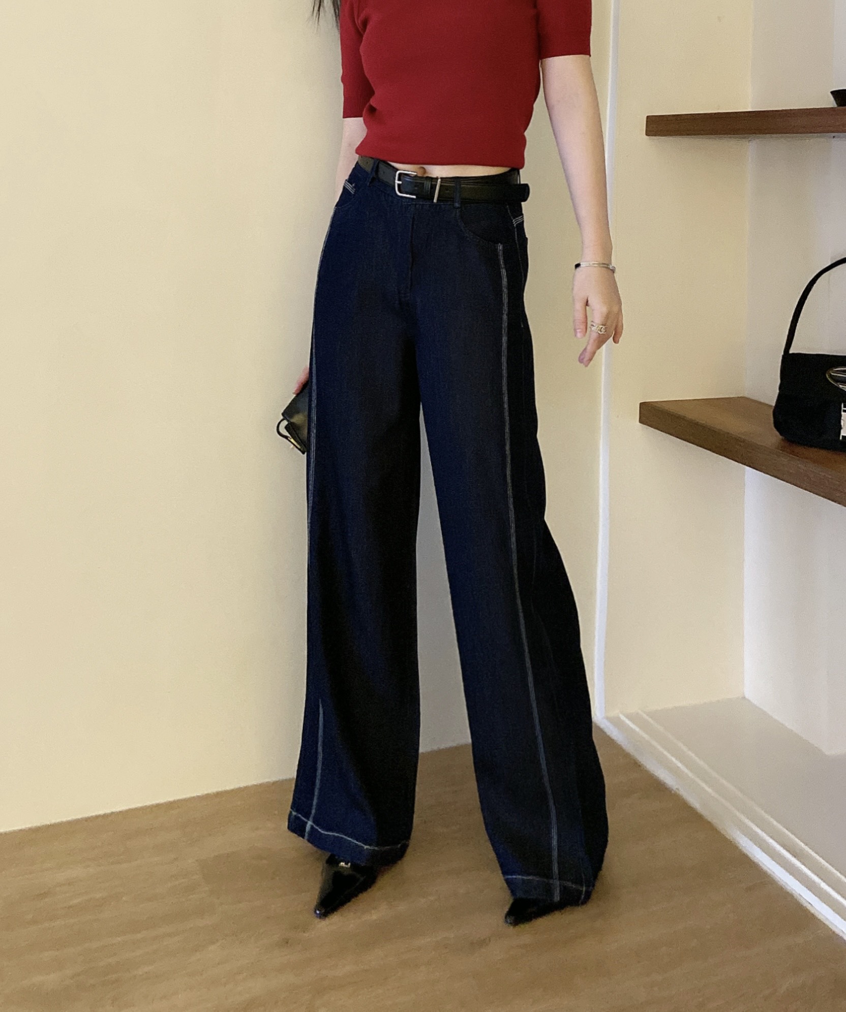 p437 High-end quality women’s suit packaged with new Western Queens Queens – (Deep Blue/Black) SMLXL - 图片 1