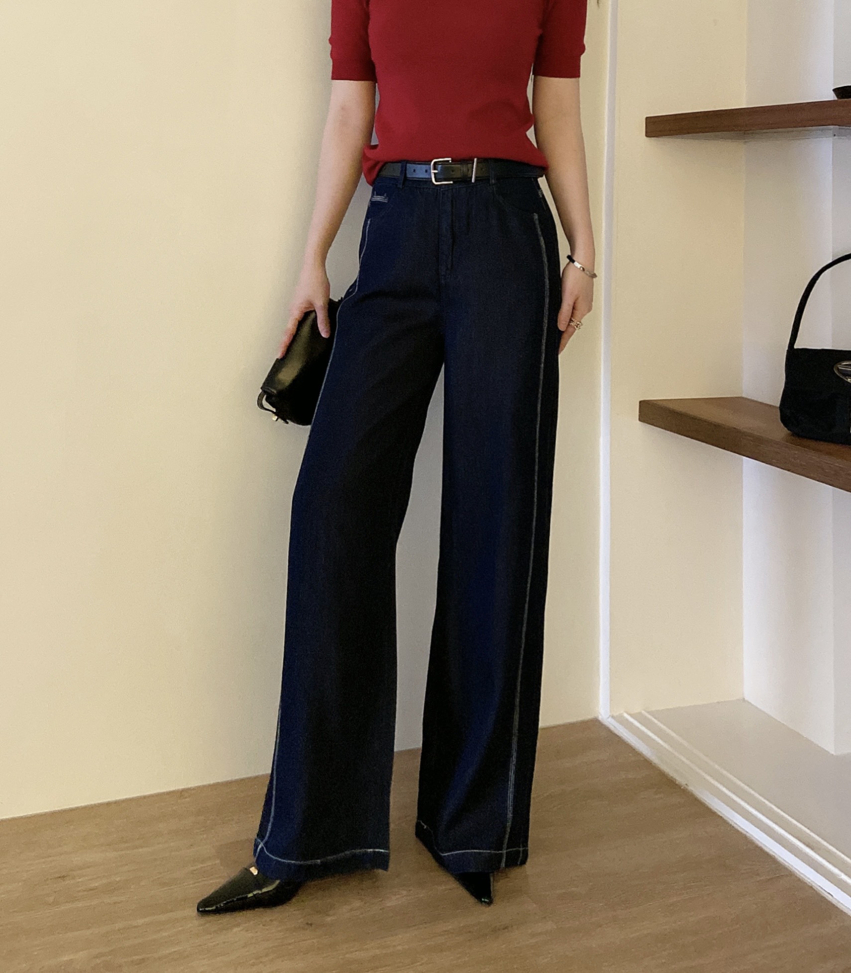 p437 High-end quality women’s suit packaged with new Western Queens Queens – (Deep Blue/Black) SMLXL - 图片 5