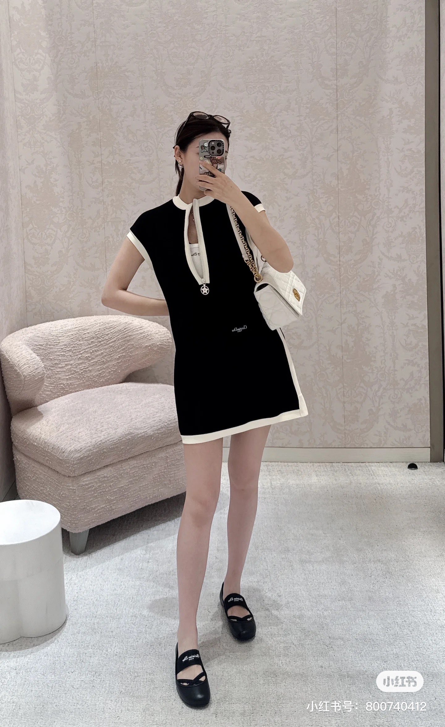 NO:334676,Model number G25051632 Dio* new high-end custom contrasting color spliced ​​letter logo embroidered slim fit and slim front zipper sleeveless vest dress!  Black, (M size bust 88, 82 length) hair, dior, skirts, alexander wang19860909款号G25051632 Dio*新款高端定制撞色拼接字母logo刺绣修身显瘦前襟拉链无袖背心连衣裙！黑色,（M码胸围88,衣长82）发,,dior,skirts,alexander wang,Women's clothing