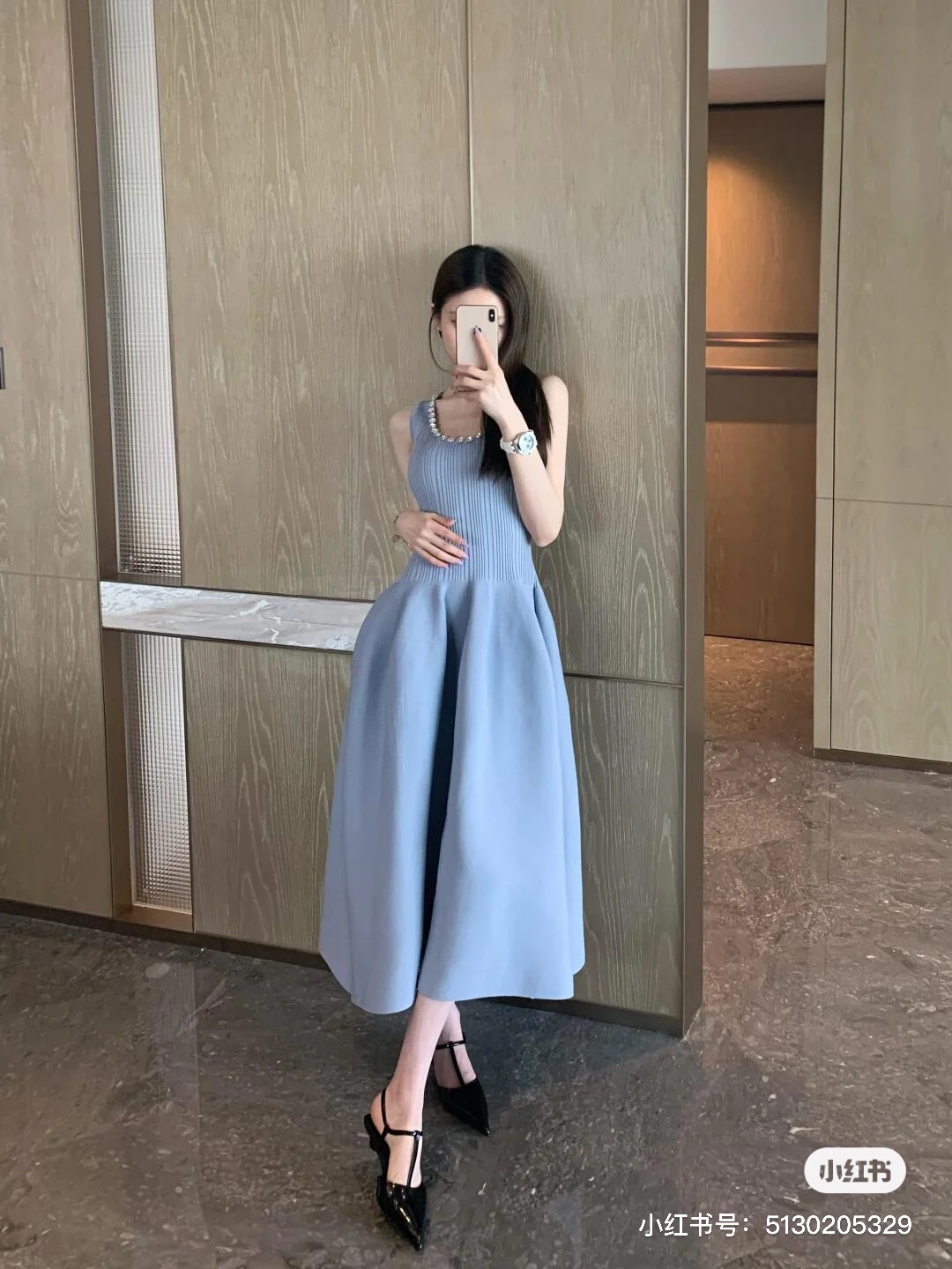 NO:412469,Model number G25052146 Self-portrai* new SP home new luxury heavy industry diamond-inlaid floral chain neck decoration, skirt hem design slim fit and slim sleeveless vest knitted dress!  Black, blue, (M size bust 70, waist 60, skirt length 116/fabric elastic large size is for reference only) post, skirts, alexander wang19860909款号G25052146 Self-portrai*新款SP家新款奢华重工镶钻花链领口装饰、裙摆蓬蓬花苞设计修身显瘦无袖背心针织连衣裙！黑色、蓝色、（M码胸围70,腰围60,裙长116/面料弹力大尺寸仅供参考）发,,skirts,alexander wang,Women's clothing