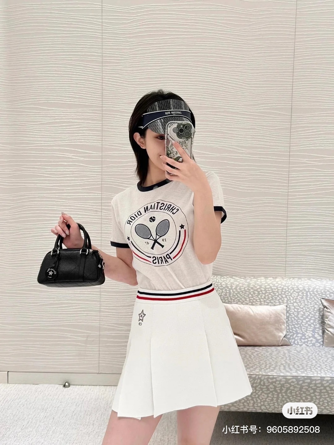 NO:412508,Model number D25052124 Dio* new style letter logo striped webbing spliced ​​pleated skirt CD five-pointed star embroidery college style age-reducing sports short skirt skirt!  White, (M size waist circumference 70~74, skirt length 36) hair 115, dior, skirts, alexander wang19860909款号D25052124 Dio*新款 字母logo条纹织带拼接压褶裙摆CD五角星刺绣学院风减龄运动短裙半身裙！白色,（M码腰围70～74,裙长36）发115,,dior,skirts,alexander wang,Women's clothing