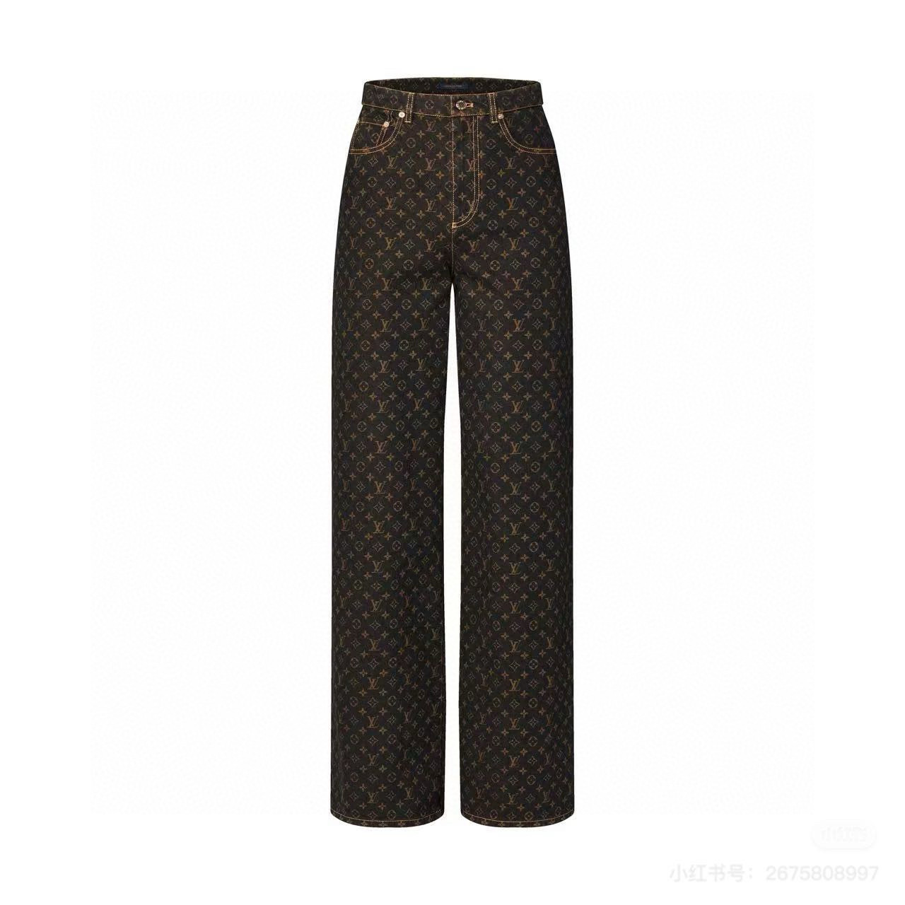 NO:416553,Model number D25052587 LOUIS*Dujia LV new style, classic presbyterian letter logo, fashionable and versatile loose wide-leg jeans and trousers!  (M size waist circumference 70, hip circumference 94, pants length 105) Wholesale,,louis vuitton,louis vuitton,louis vuitton,louis vuitton,jeans,alexander wang19860909款号D25052587 LOUIS*驴家LV新款 经典老花字母logo提花时尚百搭宽松阔腿牛仔裤长裤！（M码腰围70,臀围94,裤长105）批发,,louis vuitton,louis vuitton,louis vuitton,louis vuitton,jeans,alexander wang,Women's clothing