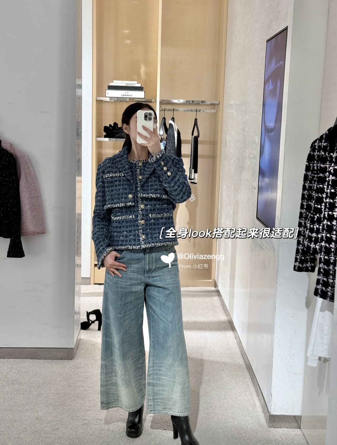 NO:449814,Model number G25071875 CHANE*L fragrant grandma new style high-end custom washed cowboy cotton fabric, waist gold thread twist woven loose and fashionable wide-leg jeans!  24/25/26/27/28/29/30 (27 size waist circumference 72 no elastic, trousers length 99 waist circumference ±2cm) pants, chanel, jeans, alexander wang19860909款号G25071875 CHANE*L香奶奶新款 高端定制洗水牛仔棉面料、腰间金线麻花编织宽松时尚阔腿牛仔裤！24/25/26/27/28/29/30（27码腰围72无弹,裤长99腰围±2cm）裤子,,chanel,jeans,alexander wang,Women's clothing