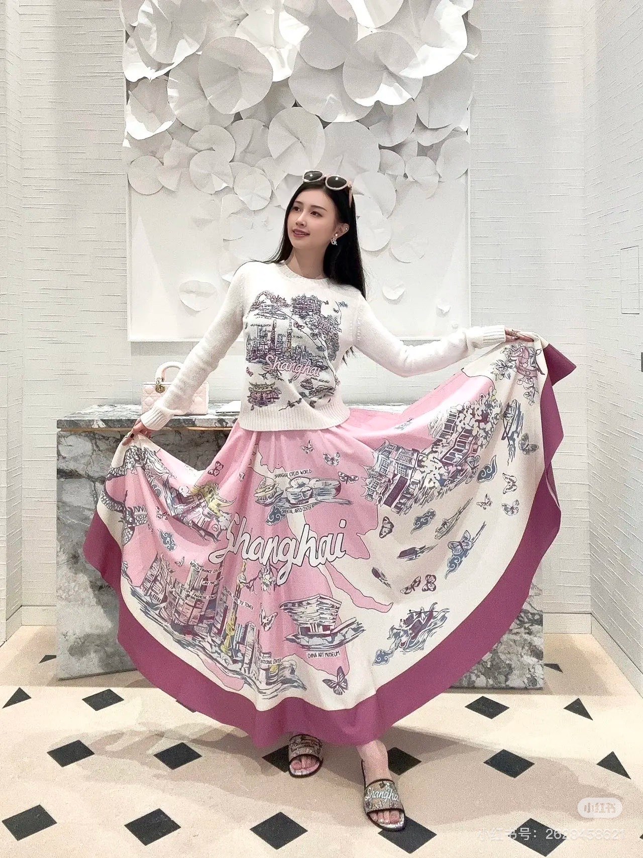 NO:457367,Model number G25072943 Dio* newest high-end custom cashmere yarn fabric is soft and skin-friendly!  City landscape pattern heavy industry embroidery slim fit round neck pullover long sleeve sweater!  Apricot color, 36.38.40 (F38 size shoulder width 37, bust 94, sleeve length 66, clothing length 58, dior, sweaters, alexander wang19860909款号G25072943 Dio*新款 高端定制山羊绒纱线面料软糯亲肤！城市风景图案重工刺绣修身显瘦圆领套头长袖针织衫毛衣！杏色,36.38.40（F38码肩宽37,胸围94,袖长66,衣长58,,dior,sweaters,alexander wang,Women's clothing