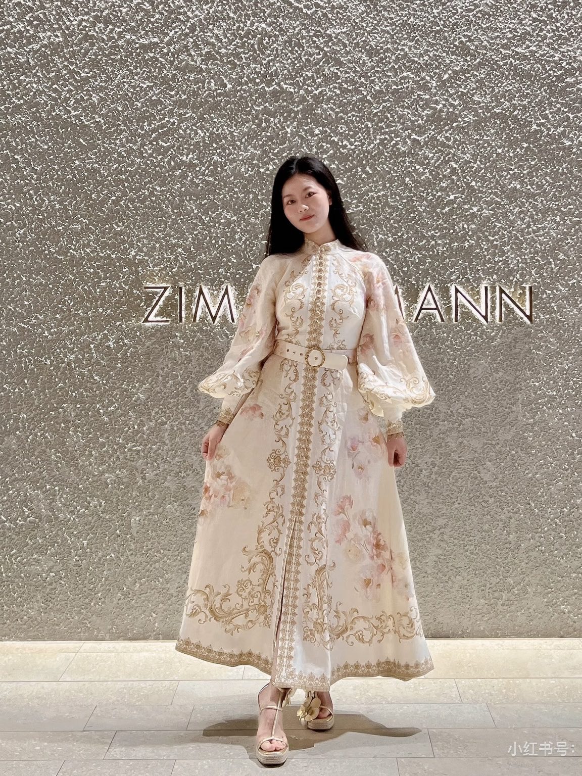 NO:486794,Model number G25090428 ZIMMERMA*N Australia brand High-end custom 1:1 linen blend fabric, retro and fashionable ink flower print single-breasted placket waist-length long stand collar long sleeve dress with belt!  1.2.3.4/SMLXL (2 size bust 92, waist 76, rotator sleeve length 74, skirt length 133) hair, skirts, alexander wang19860909款号G25090428 ZIMMERMA*N兹默曼澳洲品牌 高端定制1:1亚麻混纺面料、复古时尚水墨花朵印花单排扣开襟收腰显瘦长款立领长袖连衣裙配有腰带！1.2.3.4/SMLXL（2码胸围92,腰围76,连肩袖长74,裙长133）发,,skirts,alexander wang,Women's clothing