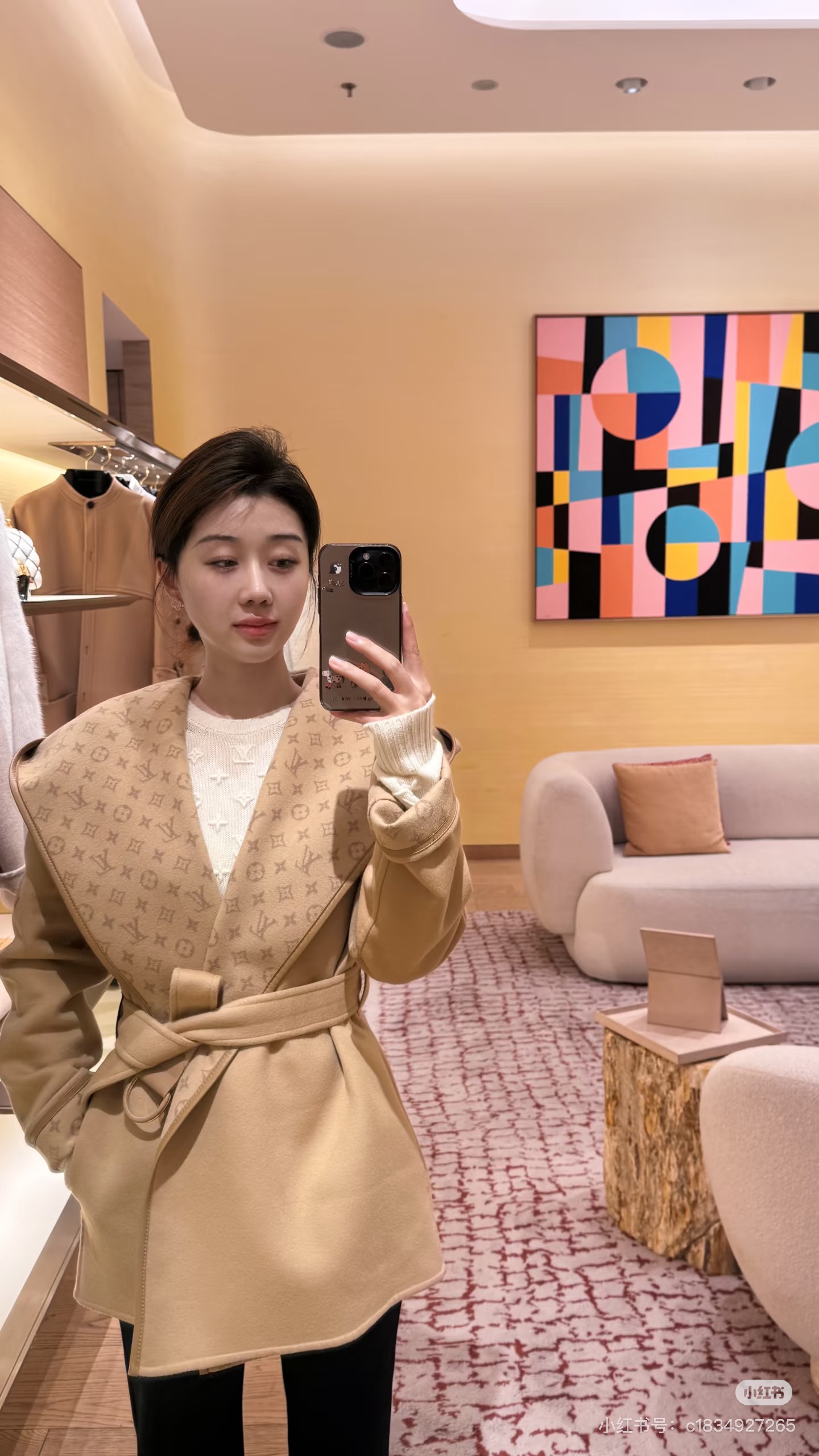 NO:493232,Model number G25090860 LOUIS* Lujia LV new model exclusively customized non-market thin fabrics, selected thick fabrics, and the upper body is crisp and stylish!  A classic presbyterian logo print with a belt waist slimming and a large lapel hooded jacket with a short woolen coat!  Khaki, (M size shoulder width 50, bust 112, sleeve length 52, clothing length 76) hair, louis vuitton, louis vuitton, louis vuitton, louis vuitton, jackets & coats,hats,alexander wang19860909款号G25090860 LOUIS*驴家LV新款独家定制非市面上薄面料、精选厚面料版型上身挺括有型！万年经典款老花logo印花搭配腰带收腰显瘦大翻领连帽外套短款毛呢大衣！卡其色,（M码肩宽50,胸围112,袖长52,衣长76）发,,louis vuitton,louis vuitton,louis vuitton,louis vuitton,jackets & coats,hats,alexander wang,Women's clothing