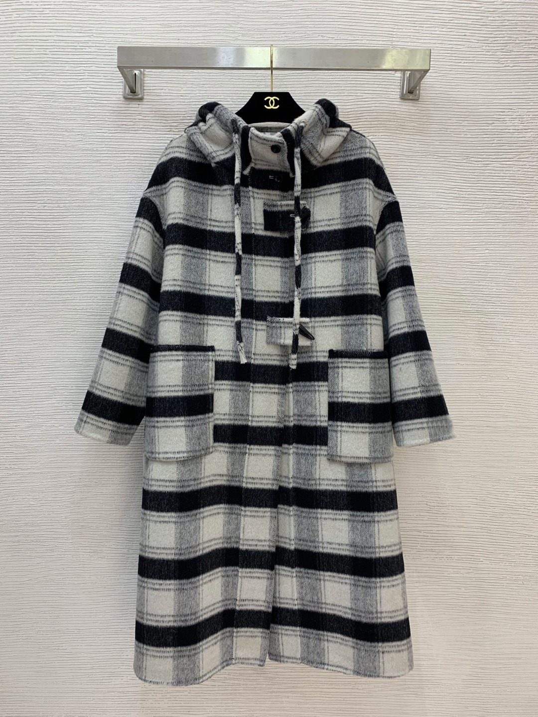 NO:499325,Model number G25091245 Dio* new D home high-end custom Australian double-sided wool woolen fabric, horn buckle placket buckle thigh collar loose slim hooded wool woolen coat, mid-length British style coat!  (Size S shoulder width 56, bust 118, sleeve length 46, clothing length 104) hair, dior, dior, jackets & coats, hats, alexander wang19860909款号G25091245 Dio*新款D家高端定制澳洲双面羊毛呢面料、牛角扣门襟围系扣高领宽松显瘦连帽羊毛呢大衣、中长款英伦风格纹外套！（S码肩宽56,胸围118,袖长46,衣长104）发,,dior,dior,jackets & coats,hats,alexander wang,Women's clothing