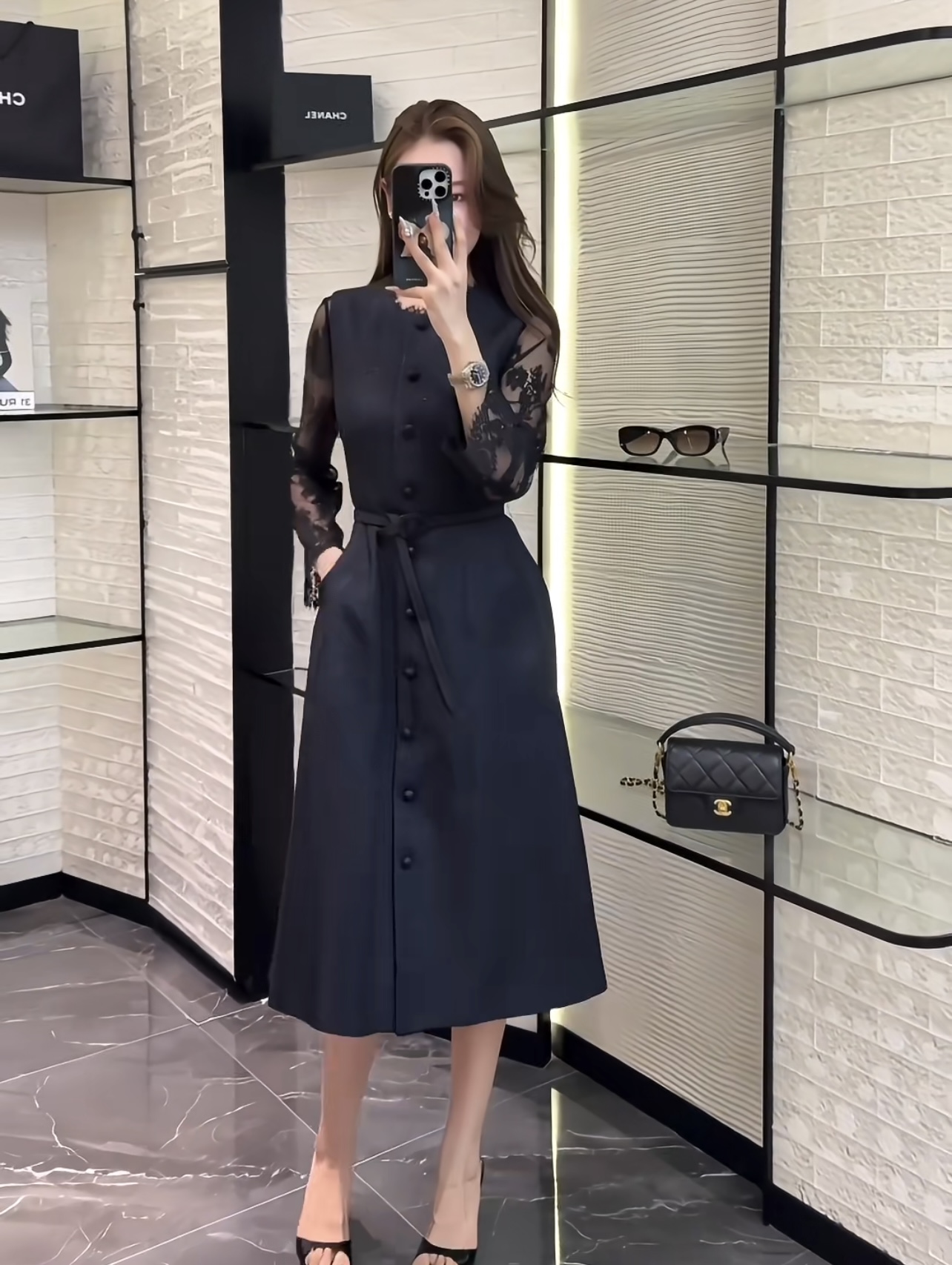 NO:504136,Model number G25091873 Dio* new autumn and winter style, high-end custom bow embossed fabric, single-breasted placket slim-fitting sleeveless vest dress with belt!  Camel, navy blue, (M size shoulder width 36, bust 88, waist 74, skirt length 108) hair, dior, skirt 1, alexander wang19860909款号G25091873 Dio*秋冬新款 高端定制蝴蝶结压花面料、单排扣门襟修身显瘦无袖背心连衣裙配有腰带！驼色、藏蓝色、 （M码肩宽36,胸围88,腰围74,裙长108）发,,dior,skirts,alexander wang,Women's clothing