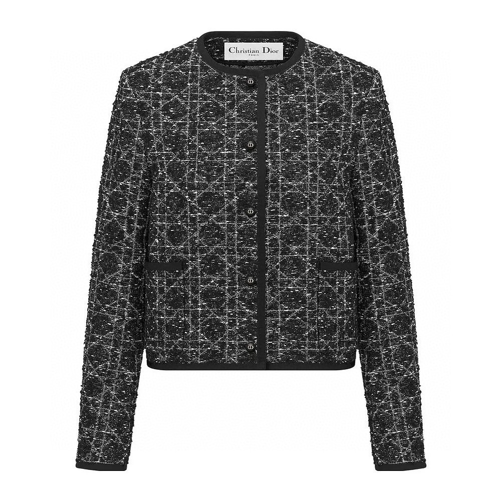 NO:544183,Model number G25092960 Dio* autumn and winter new style D home high-end customized small fragrance style Tengger coarse fabric, CD letter pearl buckle webbing double pocket round neck long sleeve short jacket top!  Black, (M size shoulder width 38 with shoulder pads, bust 96, sleeve length 55, clothing length 52) hair, dior, dior, jackets & coats, alexander wang19860909款号G25092960 Dio*秋冬新款 D家高端定制小香风腾格粗纺面料、CD字母珍珠扣织带包边双口袋圆领长袖短款外套上衣！黑色, （M码肩宽38有垫肩,胸围96,袖长55,衣长52）发,,dior,dior,jackets & coats,alexander wang,Women's clothing