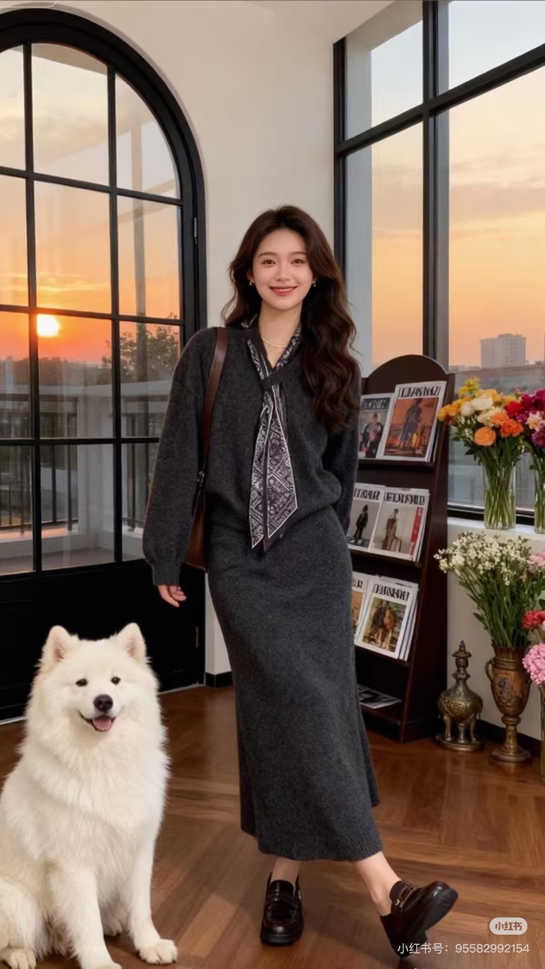 NO:565913,Style number G25101375 LOEW*E new high-end customized casual two-piece suit!  Cashmere wool blended yarn fabric, personalized design, ribbon scarf decoration, short fashionable V-neck sweater top, long A-line knitted skirt and skirt!  Black gray, light gray, (M size bust 110, sleeve length 50, dress length 49, waist 64 elastic, skirt length 89/fabric is elastic, size is for reference only) hair,,loewe,skirts,alexander wang19860909款号G25101375 LOEW*E新款高端定制休闲气质两件套装！羊绒羊毛混纺纱线面料个性设计飘带丝巾装饰短款时尚V领针织衫上衣长款A字针织裙半身裙！黑灰色、浅灰色、（M码胸围110,袖长50,衣长49,腰围64松紧,裙长89/面料有弹力尺寸仅供参考）发,,loewe,skirts,alexander wang,Women's clothing