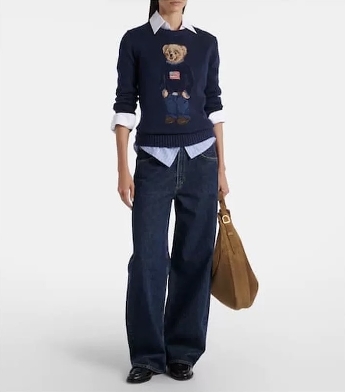 NO:621527,Model No. G25112438 Ralph Laure*Ralph's RL new high-end customized wool blended yarn fabric, pocket bear RL logo decoration, round neck pullover long-sleeved sweater top!  Apricot, navy blue, (L size shoulder width 37, bust 92, sleeve length 58, dress length 57) hair, loro piana, alexander wang19860909款号G25112438 Ralph Laure*拉夫家RL新款高端定制羊毛混纺纱线面料、插兜小熊RL徽标装饰圆领套头长袖针织衫上衣！杏色、藏蓝色、（L码肩宽37,胸围92,袖长58,衣长57）发,,loro piana,alexander wang,Women's clothing