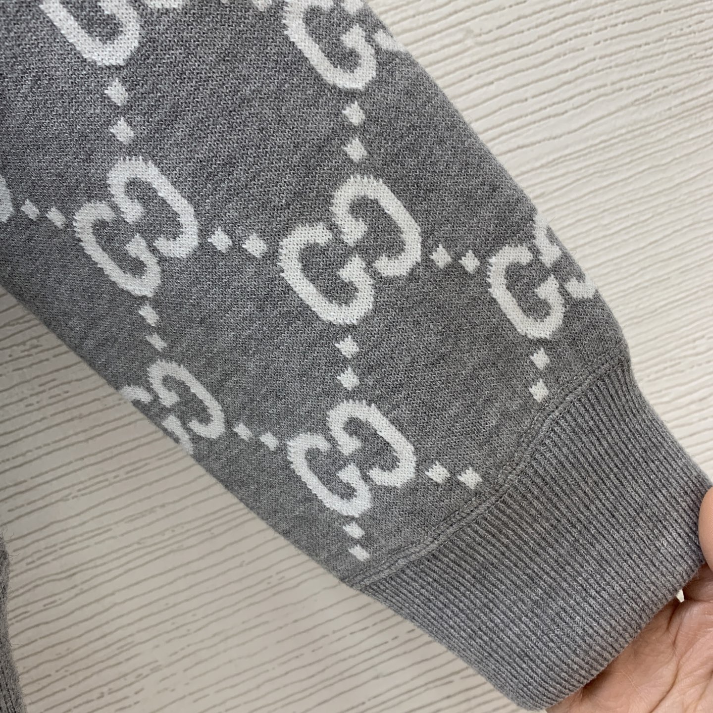 款号G 男女同款✅双面可穿‼️高版本GUCC*新款高端定制logo钢印拉链头通体GG字母老花提花宽松百搭