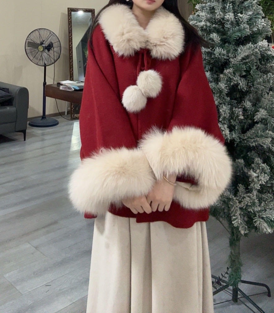 NO:623822,Style No. G25112758 MaxMar* new p Christmas and New Year jersey high-end customized Australian double-sided woolen high-quality fabric!  The noble daughter's simple and fashionable bat sleeves are short in front and long in back, round neck and woolen coat for small people, and come with a dust bag!  Beige, red, blue, (S size bust 134 loose, dress length 59, front length 62/back center length 66) hair,,jackets & coats,alexander wang19860909款号G25112758 MaxMar*新款 p圣诞新年战袍高端定制澳洲双面羊毛呢优质面料！贵气千金大小姐简约时尚蝙蝠袖前短后长圆领小个子毛呢大衣外套赠送防尘袋！米色、红色、蓝色、（S码胸围134宽松,衣长59,前衣长62/后中长66）发,,jackets & coats,alexander wang,Women's clothing