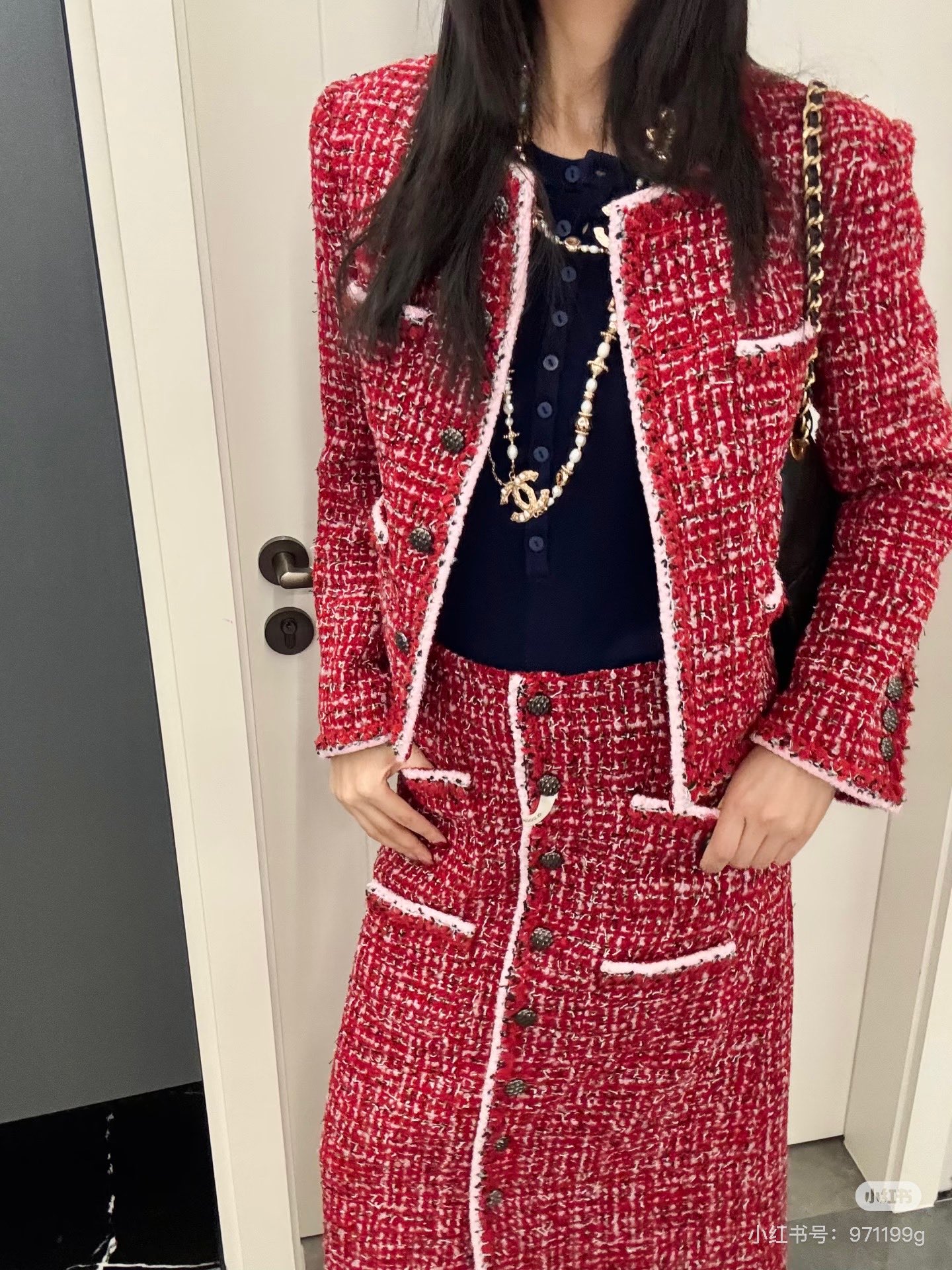 款号G CHANE*L新款 高端定制欧货精品质量✔️香奶奶家25年秋冬系列巴黎时装周走秀最火单品！圣诞必