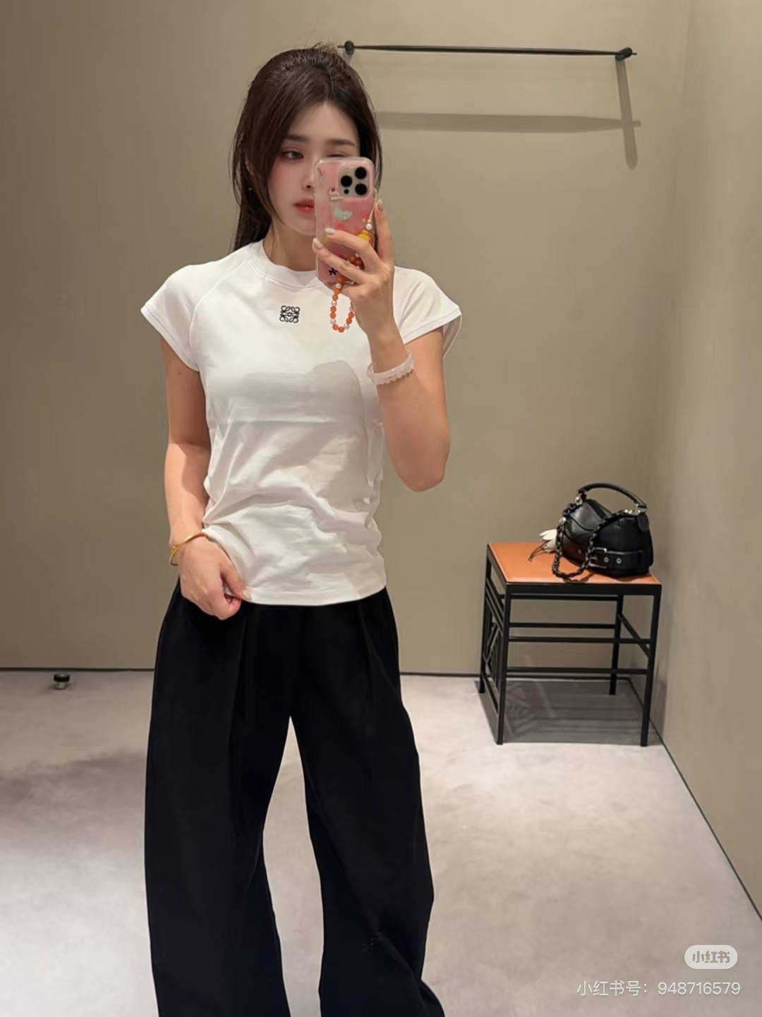 款号G LOEW*新款 高版本✔️精选优质棉面料、胸前刺绣logo徽标螺纹袖口小版型修身显瘦短袖t恤上衣