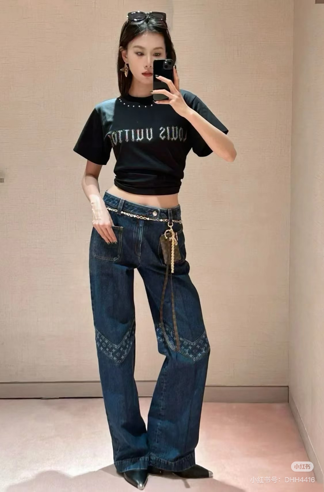 NO:658661,Style number G25121376 LOUIS*Lvjia LV official website is updated simultaneously!  The classic presbyopia logo print is stitched with double pockets and small leather logo decoration is fashionable and versatile straight-leg jeans!  Dark blue, (M size waist 70 non-elastic, pants length 105/fabric non-elastic) hair,,louis vuitton,louis vuitton,louis vuitton,louis vuitton,jeans,alexander wang19860909款号G25121376 LOUIS*驴家LV官网同步上新！经典老花logo印花拼接双口袋皮革小徽标装饰时髦百搭直筒牛仔裤！深蓝色,（M码腰围70无弹力,裤长105/面料无弹力）发,,louis vuitton,louis vuitton,louis vuitton,louis vuitton,jeans,alexander wang,Women's clothing