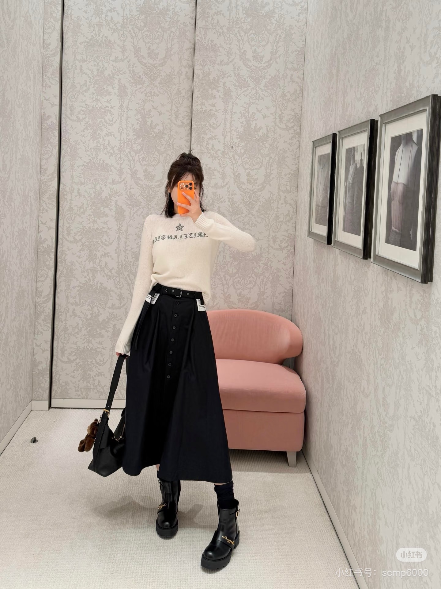 NO:677684,Style No. G25122924 Dio*’s new high-end customized cotton fabric, striped flap decoration, center front button placket, large skirt, high waist and versatile long skirt!  Khaki, black, (M size waist 68, skirt length 84), Dior-clothing, dior, dior, skirts,19860909款号G25122924 Dio*新款高端定制棉面料、条纹翻盖装饰、前中系扣开襟大裙摆高腰百搭长款半身裙！卡其色、黑色、 （M码腰围68,裙长84）,迪奥-服装,dior,dior,skirts,,Women's clothing