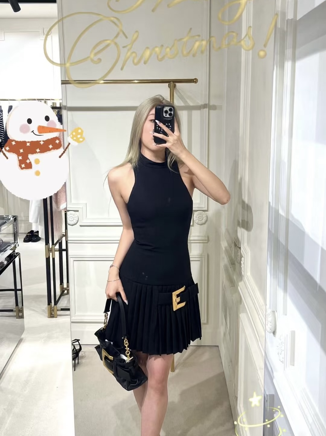 NO:702726,Model No. D26011473 Balmai* Balmai's new style, large golden buttons decorated with pleated skirt, fashionable and age-reducing stand-up collar sleeveless vest dress!  Black, brown, (M size bust 88, skirt length 87), Balmain-clothing, balmain, balmain, skirts,19860909款号D26011473 Balmai*巴曼新款 金色大扣头装饰压褶裙摆时尚减龄立领无袖背心连衣裙！黑色、棕色、 （M码胸围88,裙长87）,巴尔曼-服装,balmain,balmain,skirts,,Women's clothing