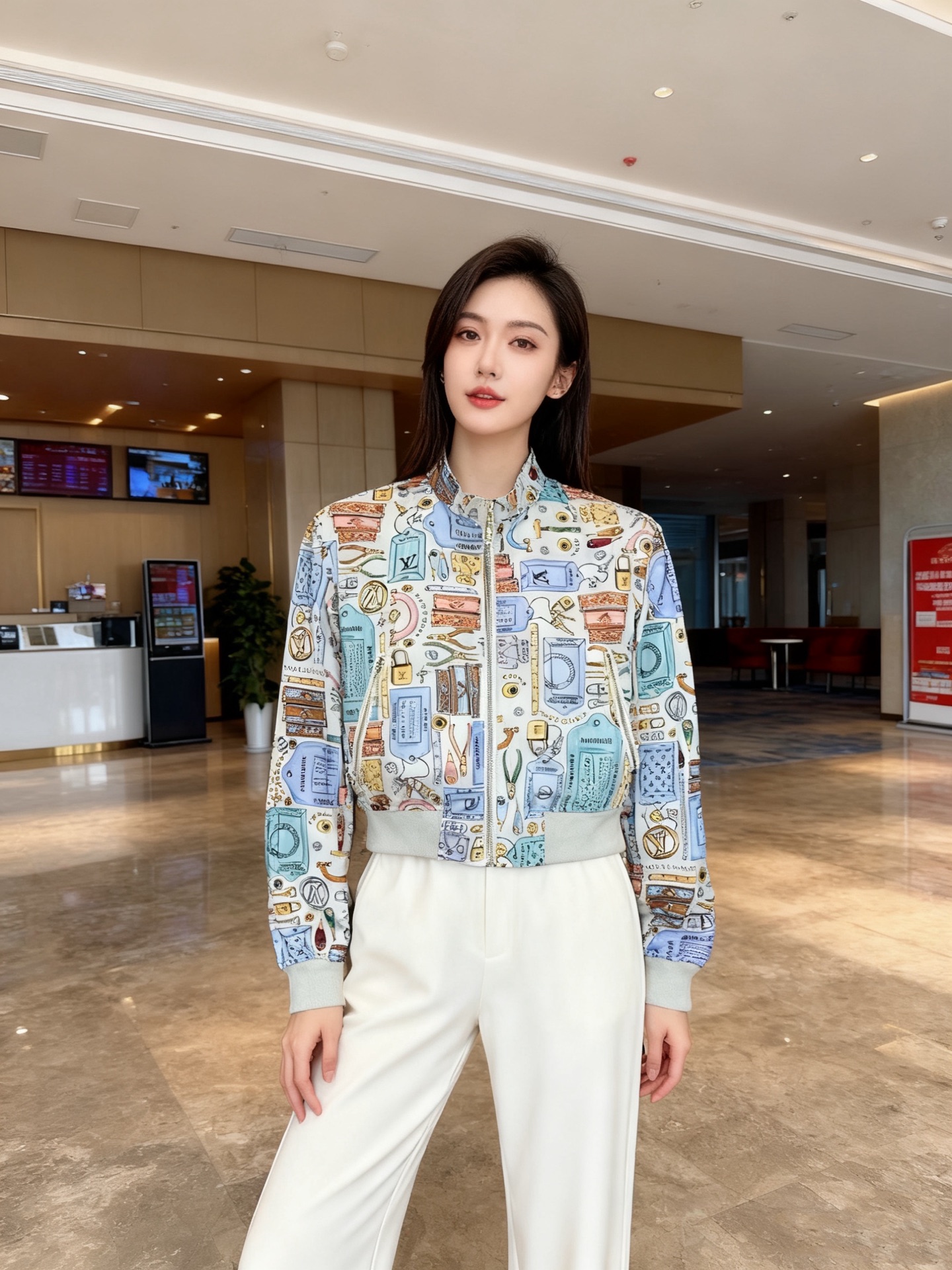 NO:713036,Style No. G26011643 Reversible LOUIS* 2026 early spring LV new style, high-end customized boutique quality, using letter logo hardware accessories, all-over presbyopic letter printing, thread stitching, short stand-up collar jacket!  (S size shoulder width 42, chest 98, sleeve length 60, clothing length 50) hair,,louis vuitton,louis vuitton,louis vuitton,louis vuitton,jackets & coats,jackets & coats,19860909款号G26011643 双面可穿LOUIS*2026年早春驴家LV新款 高端定制精品质量、采用字母logo五金配件通体老花字母印花螺纹拼接短款立领夹克外套！（S码肩宽42,胸围98,袖长60,衣长50）发,,louis vuitton,louis vuitton,louis vuitton,louis vuitton,jackets & coats,jackets & coats,,Women's clothing